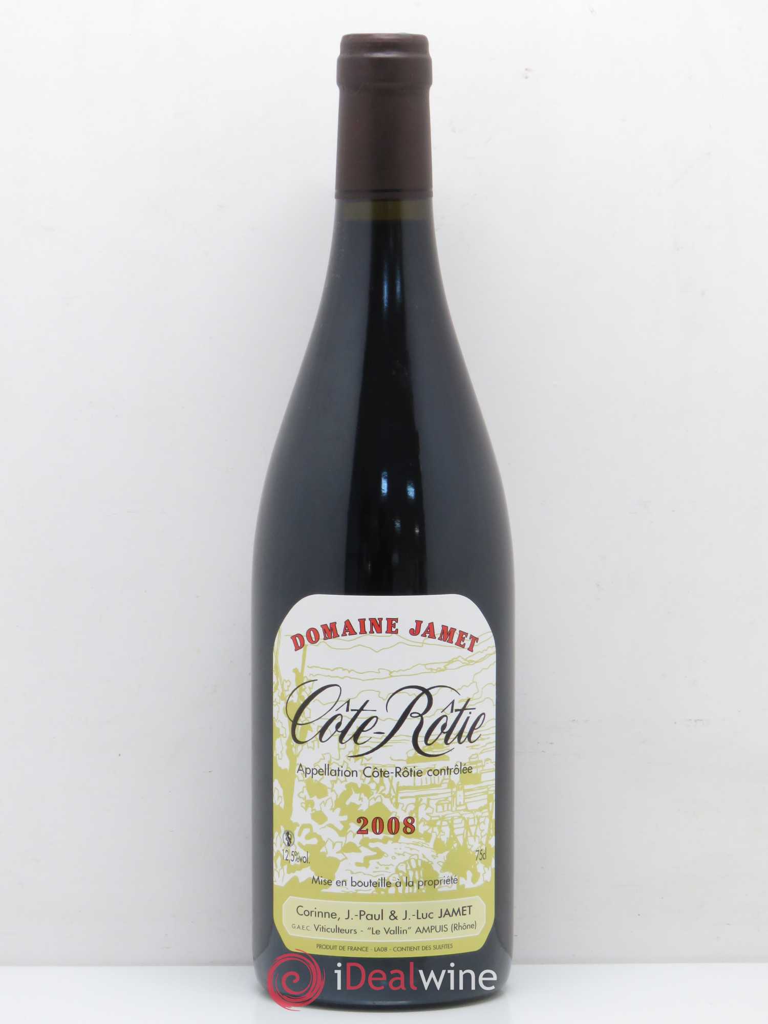Côte-Rôtie Jamet (Domaine) 2008 - Lot de 1 bouteille - 0