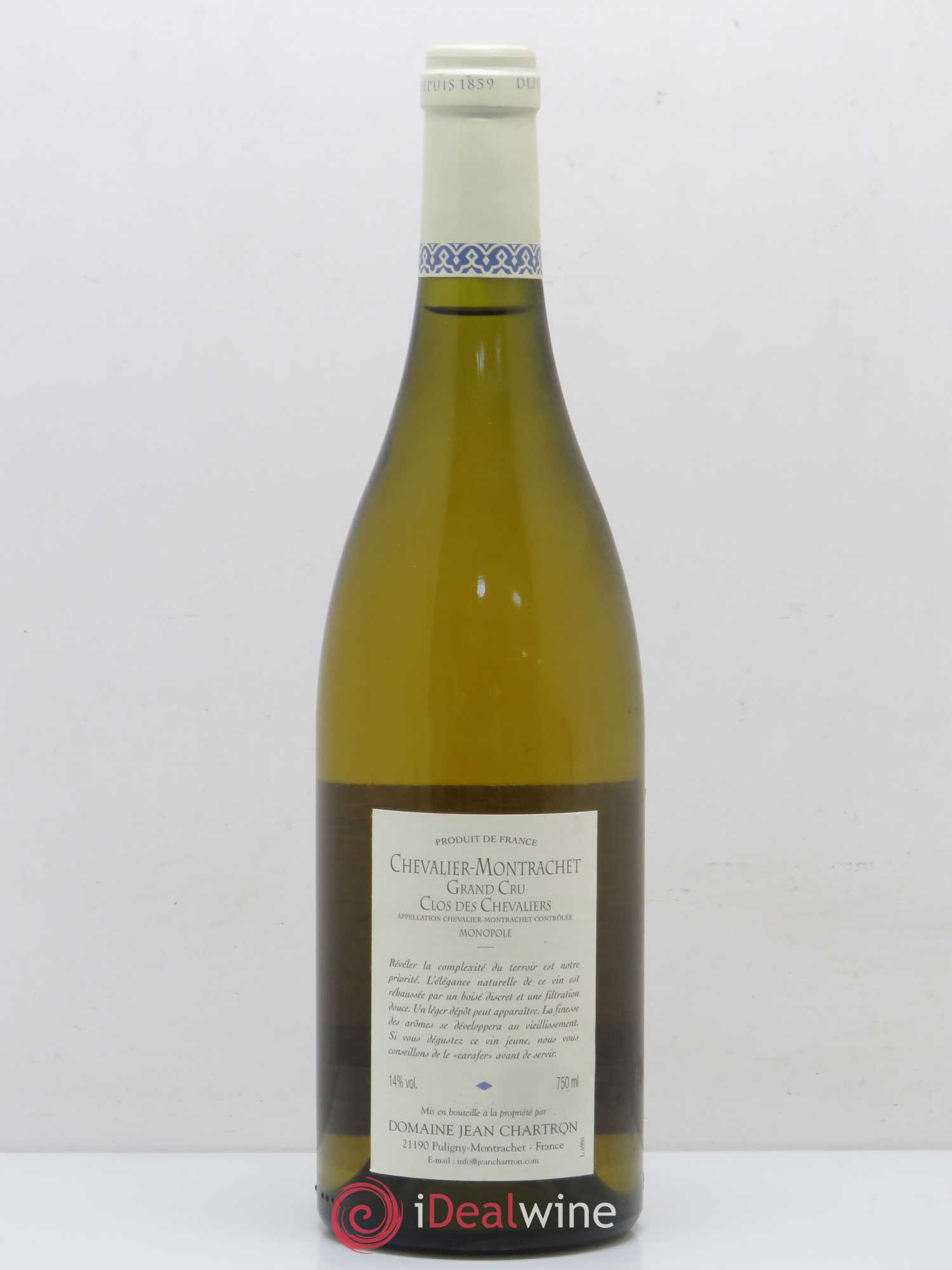 Chevalier-Montrachet Grand Cru Clos des Chevaliers Jean Chartron (Domaine) 2002 - Posten von 1 Flasche - 1