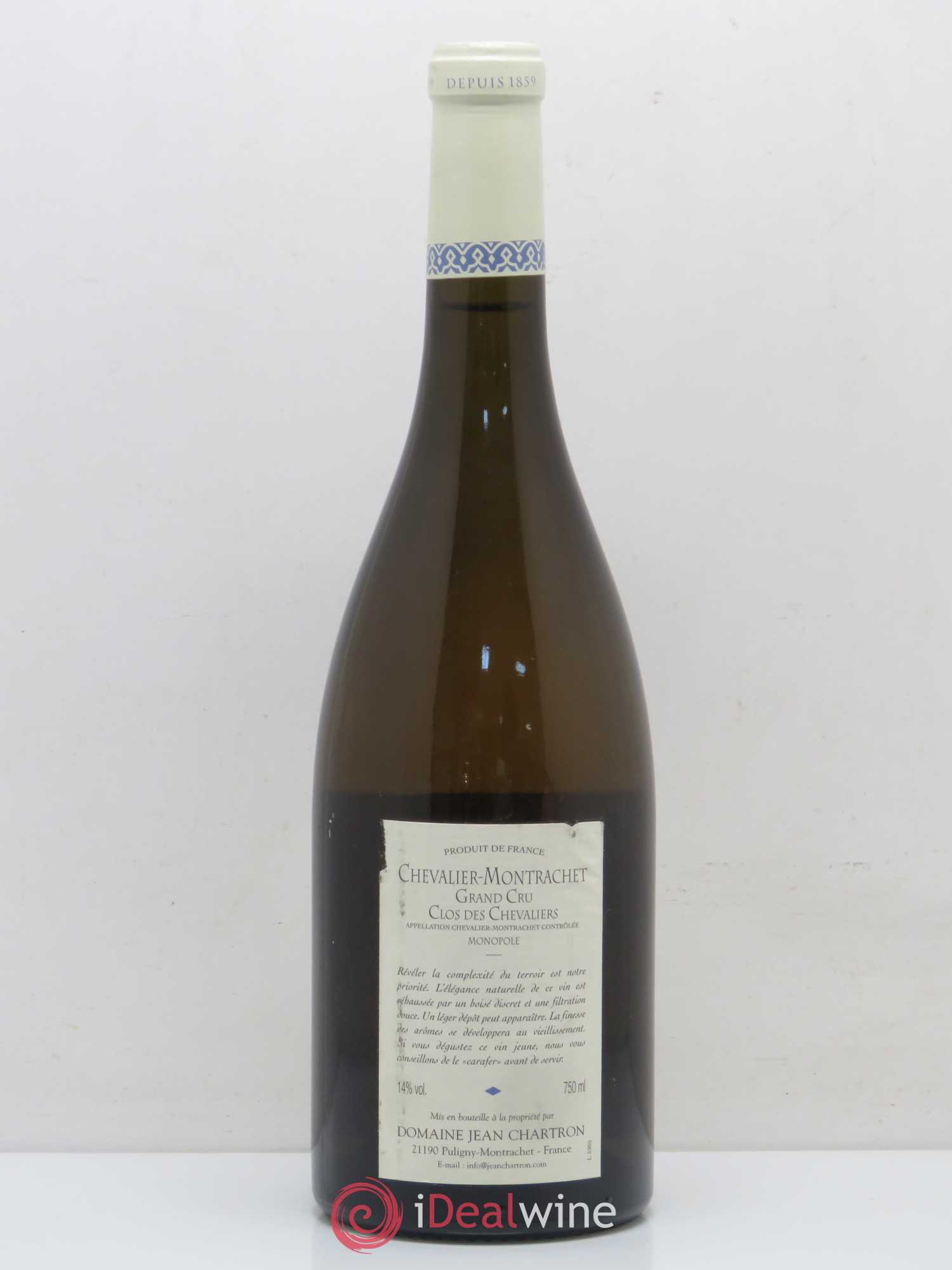 Chevalier-Montrachet Grand Cru Clos des Chevaliers Jean Chartron (Domaine) 2004 - Posten von 1 Flasche - 1