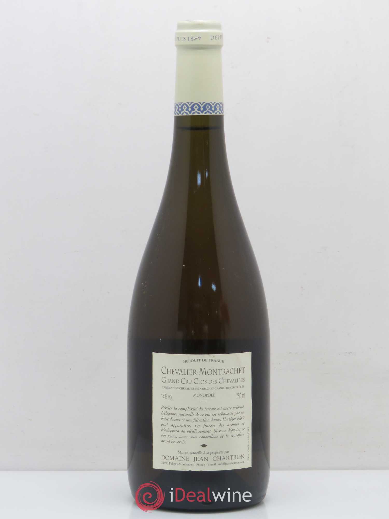 Chevalier-Montrachet Grand Cru Clos des Chevaliers Jean Chartron (Domaine) 2005 - Posten von 1 Flasche - 1