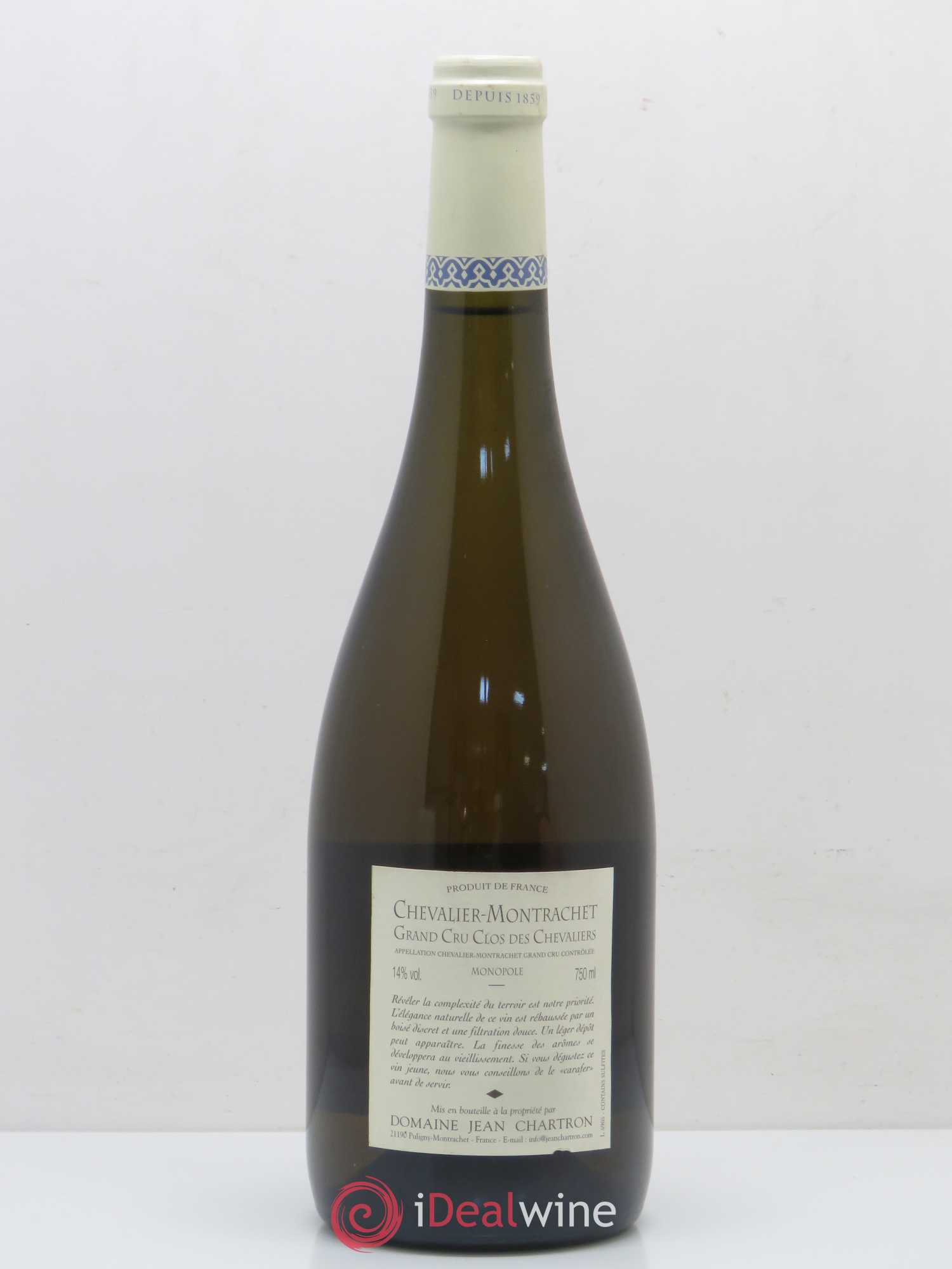 Chevalier-Montrachet Grand Cru Clos des Chevaliers Jean Chartron (Domaine) 2005 - Posten von 1 Flasche - 1