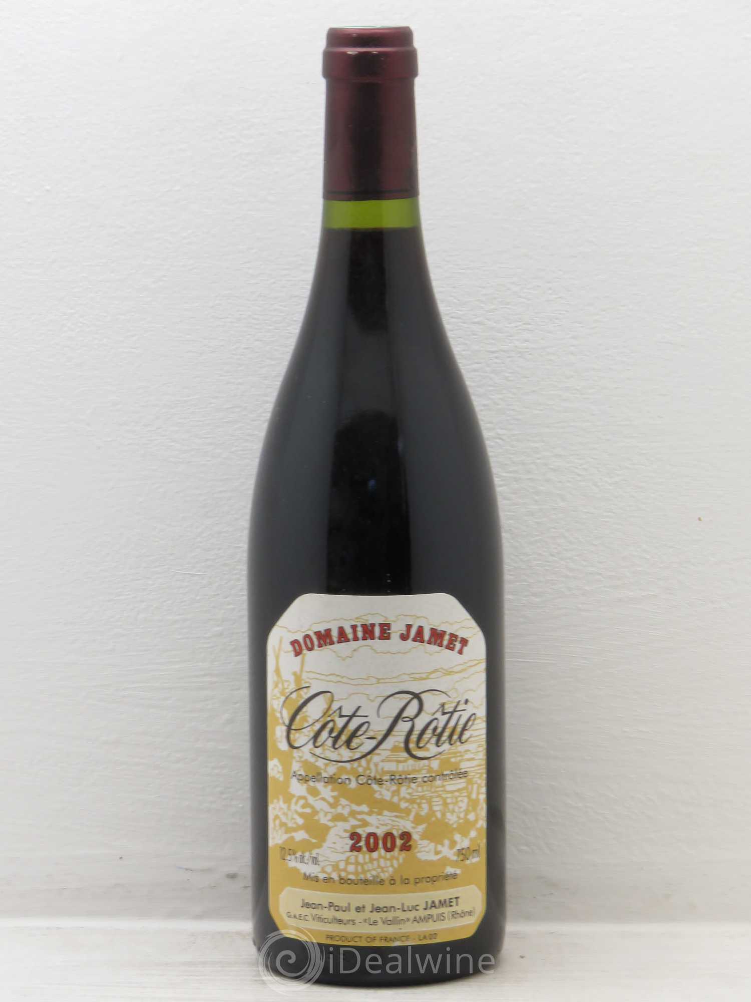 Côte-Rôtie Jamet (Domaine) 2002 - Lot de 1 bouteille - 0