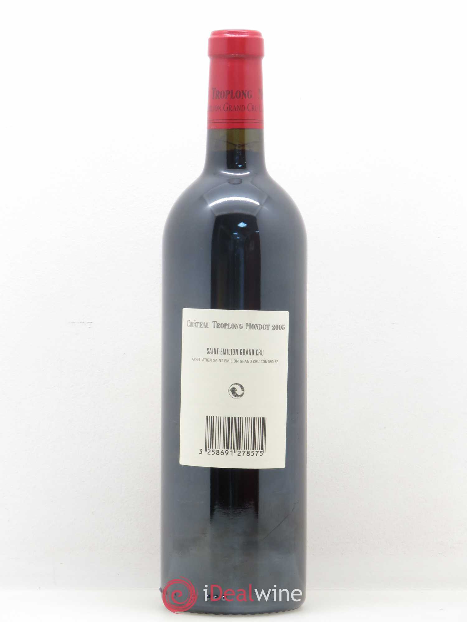 Château Troplong Mondot 1er Grand Cru Classé B 2005 - Lot de 1 bouteille - 1