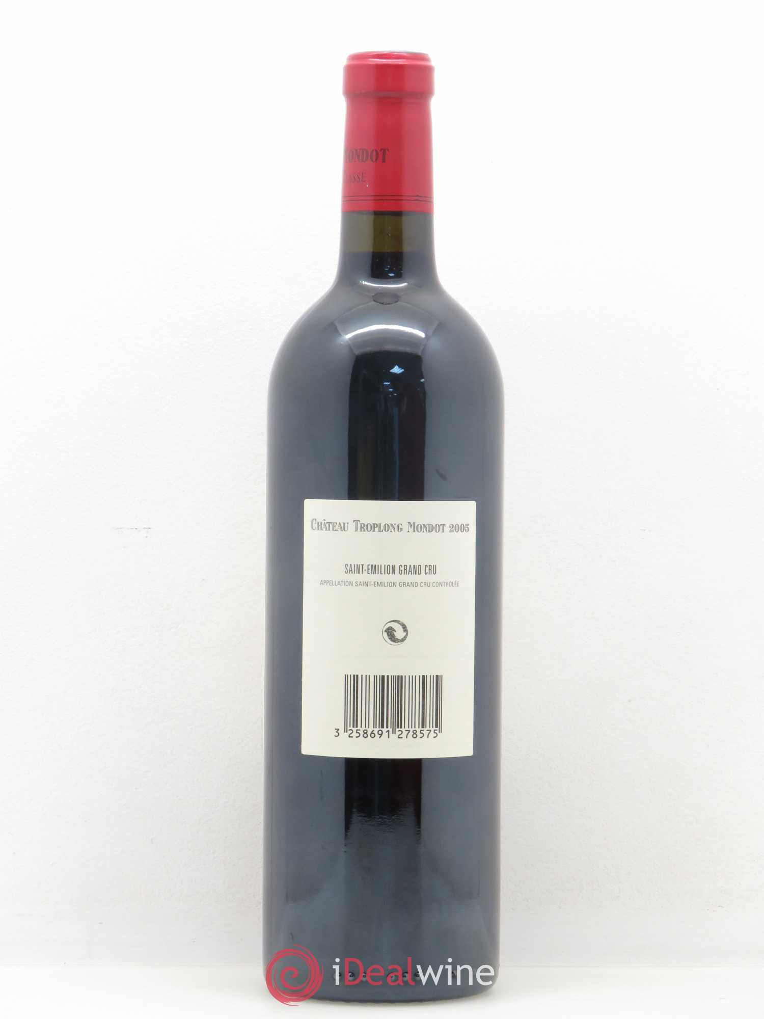 Château Troplong Mondot 1er Grand Cru Classé B 2005 - Posten von 1 Flasche - 1