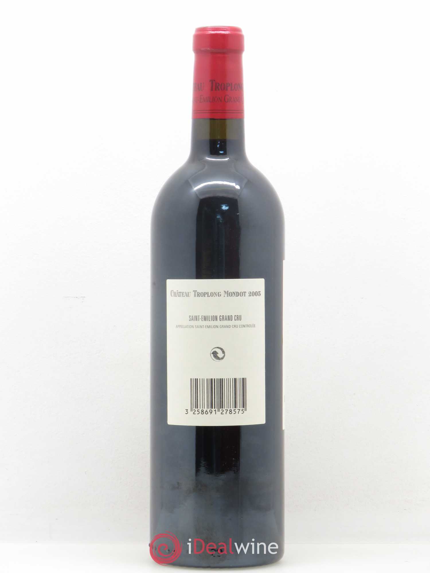 Château Troplong Mondot 1er Grand Cru Classé B 2005 - Lot de 1 bouteille - 1