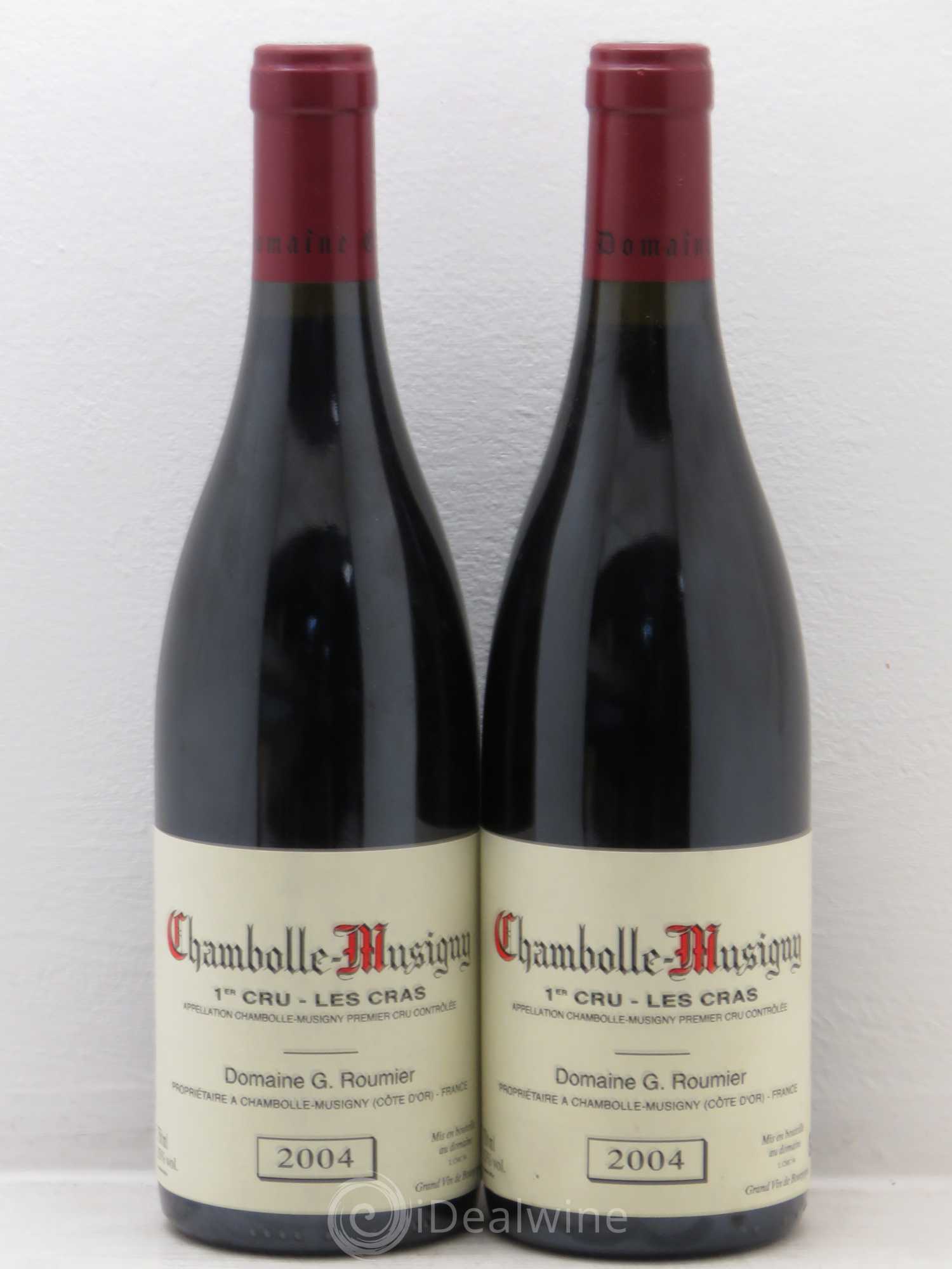 Chambolle-Musigny 1er Cru Les Cras Georges Roumier (Domaine) 2004 - Lot de 2 bouteilles - 0