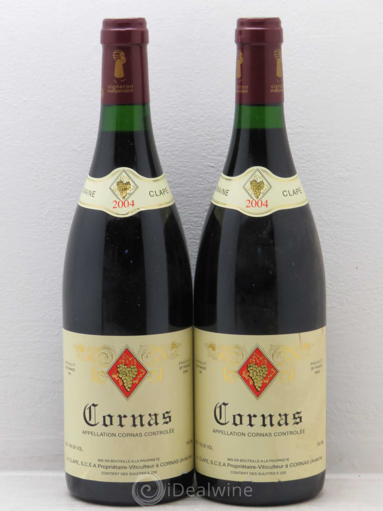 Cornas Auguste Clape 2004 - Lot de 2 bouteilles - 0