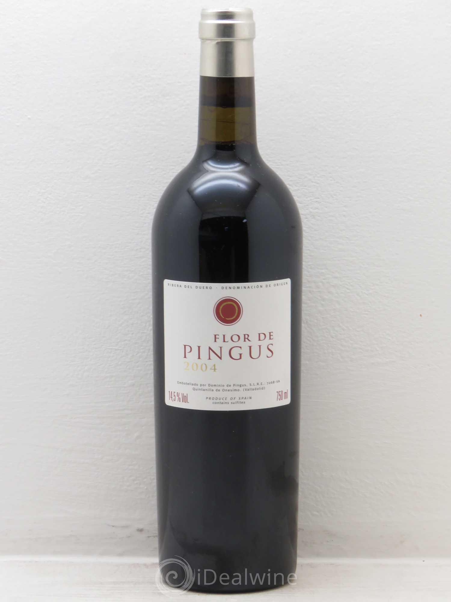 Ribera Del Duero Flor de Pingus Dominio de Pingus - Peter Sisseck 2004 - Lot de 1 bouteille - 0