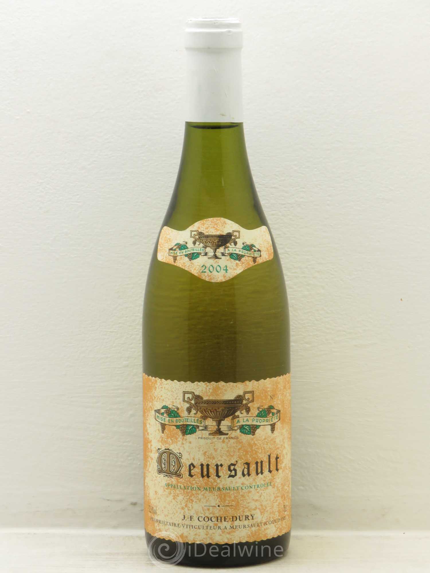 Meursault Coche Dury (Domaine) 2004 - Lot de 1 bouteille - 0