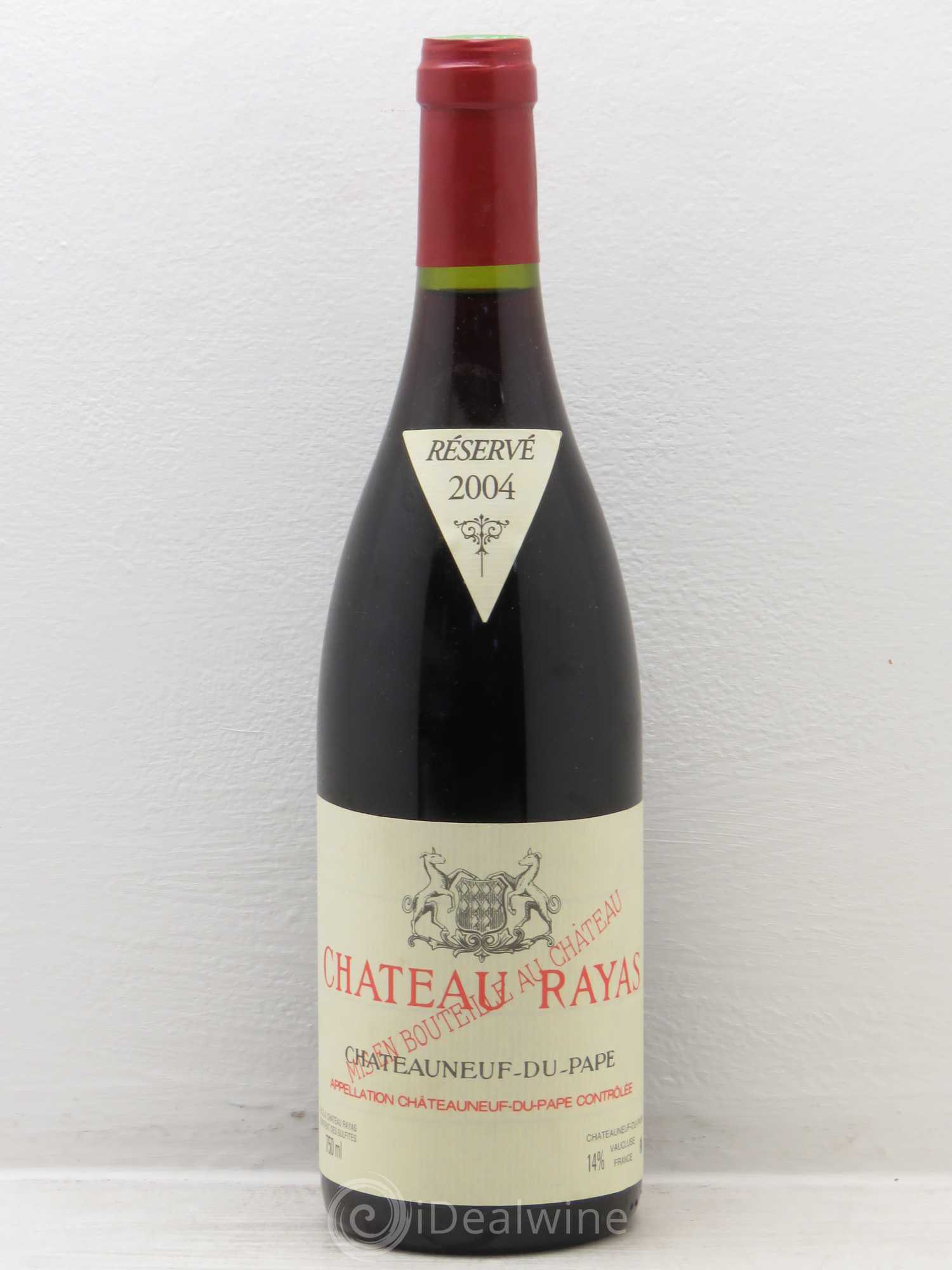 Châteauneuf-du-Pape Château Rayas Emmanuel Reynaud 2004 - Lot de 1 bouteille - 0