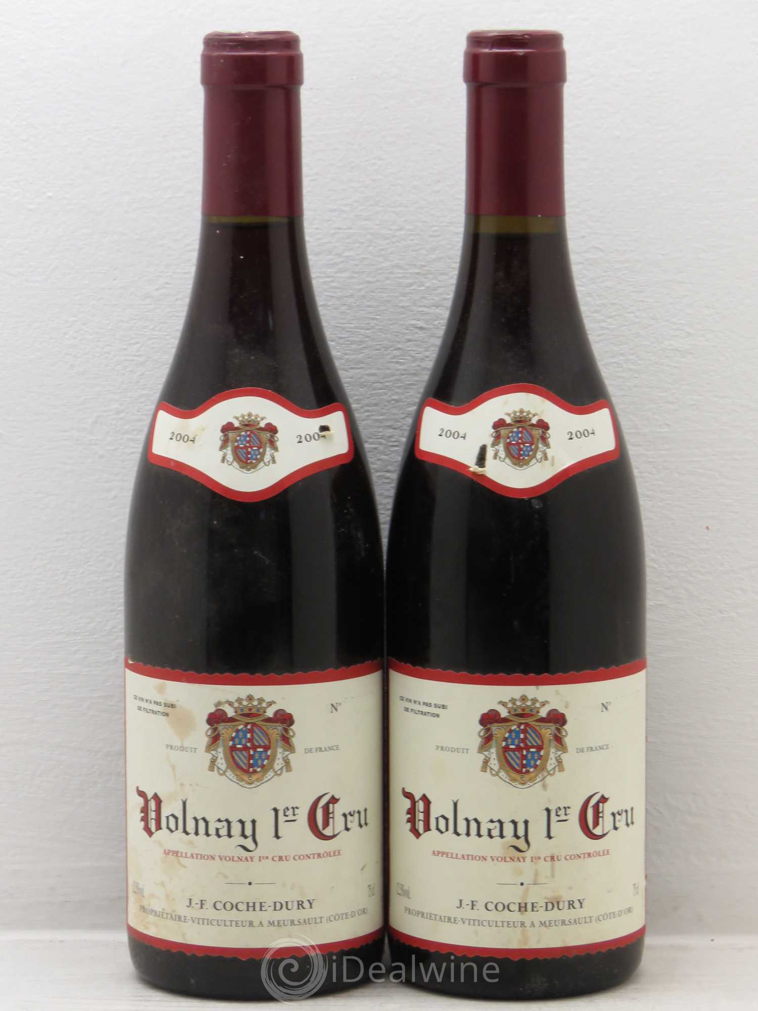 Volnay 1er Cru Coche Dury (Domaine) 2004 - Lot de 2 bouteilles - 0