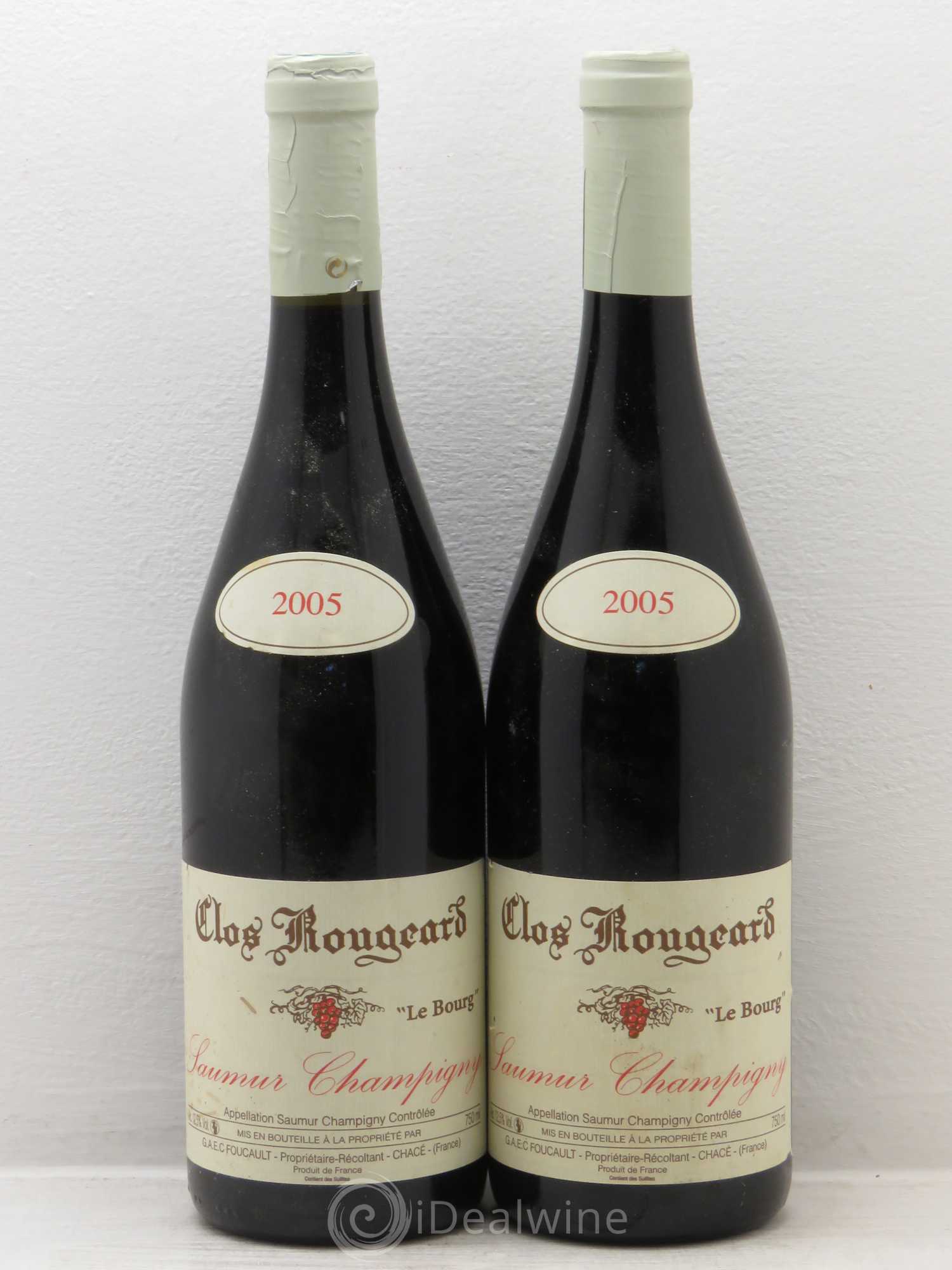 Saumur-Champigny Le Bourg Clos Rougeard 2005 - Lot de 2 bouteilles - 0
