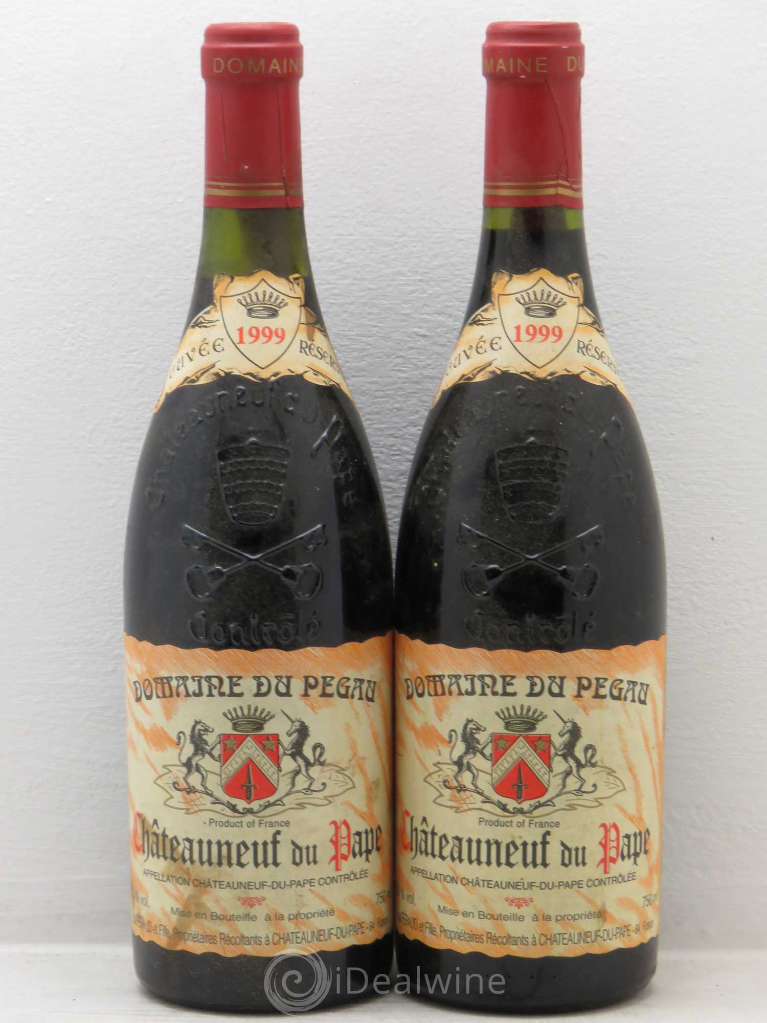Châteauneuf-du-Pape Domaine du Pégau Cuvée Réservée Paul et Laurence Féraud 1999 - Lot de 2 bouteilles - 0