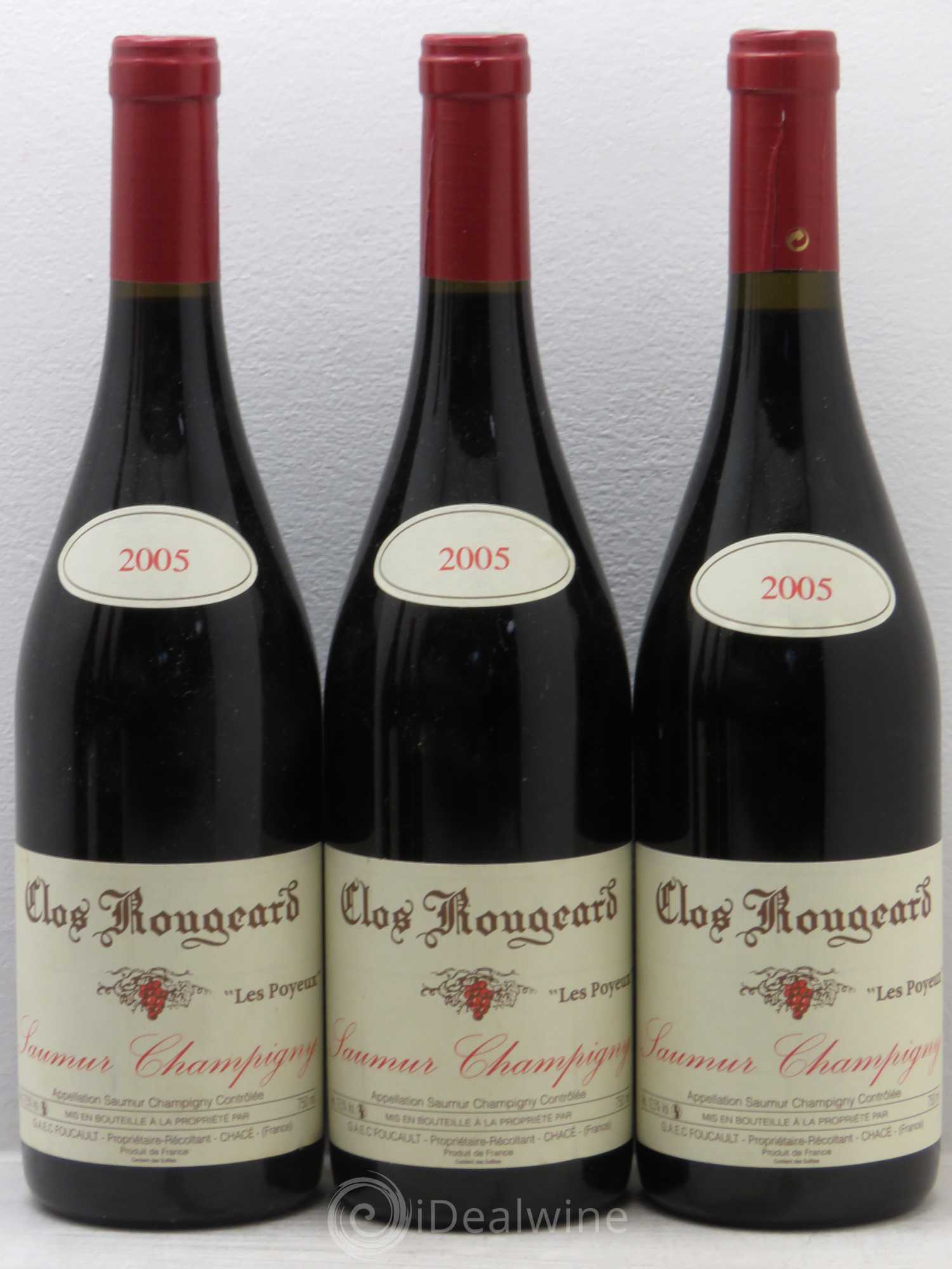 Saumur-Champigny Les Poyeux Clos Rougeard 2005 - Lot de 6 bouteilles - 1
