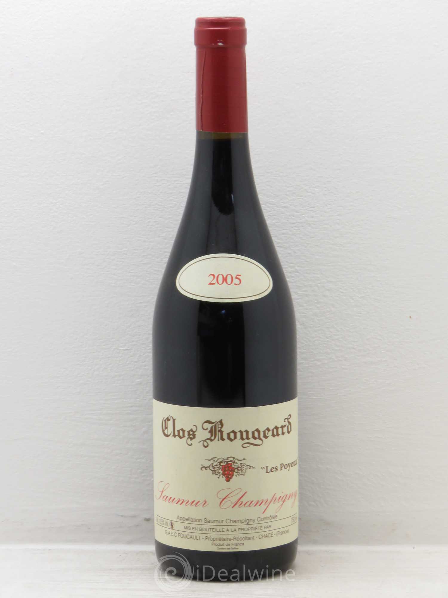 Saumur-Champigny Les Poyeux Clos Rougeard 2005 - Lot de 1 bouteille - 0