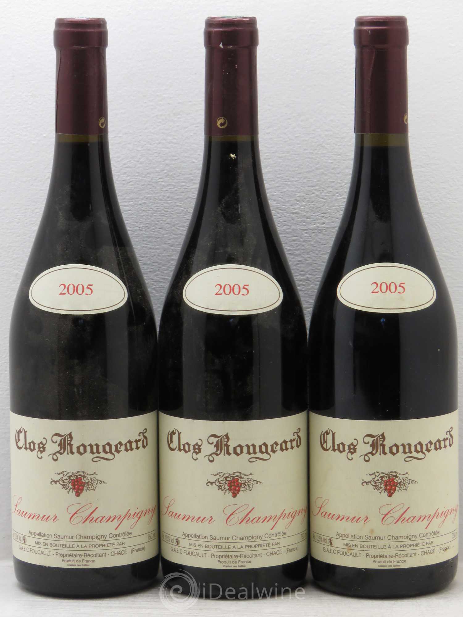 Saumur-Champigny Clos Rougeard 2005 - Posten von 3 Flaschen - 0
