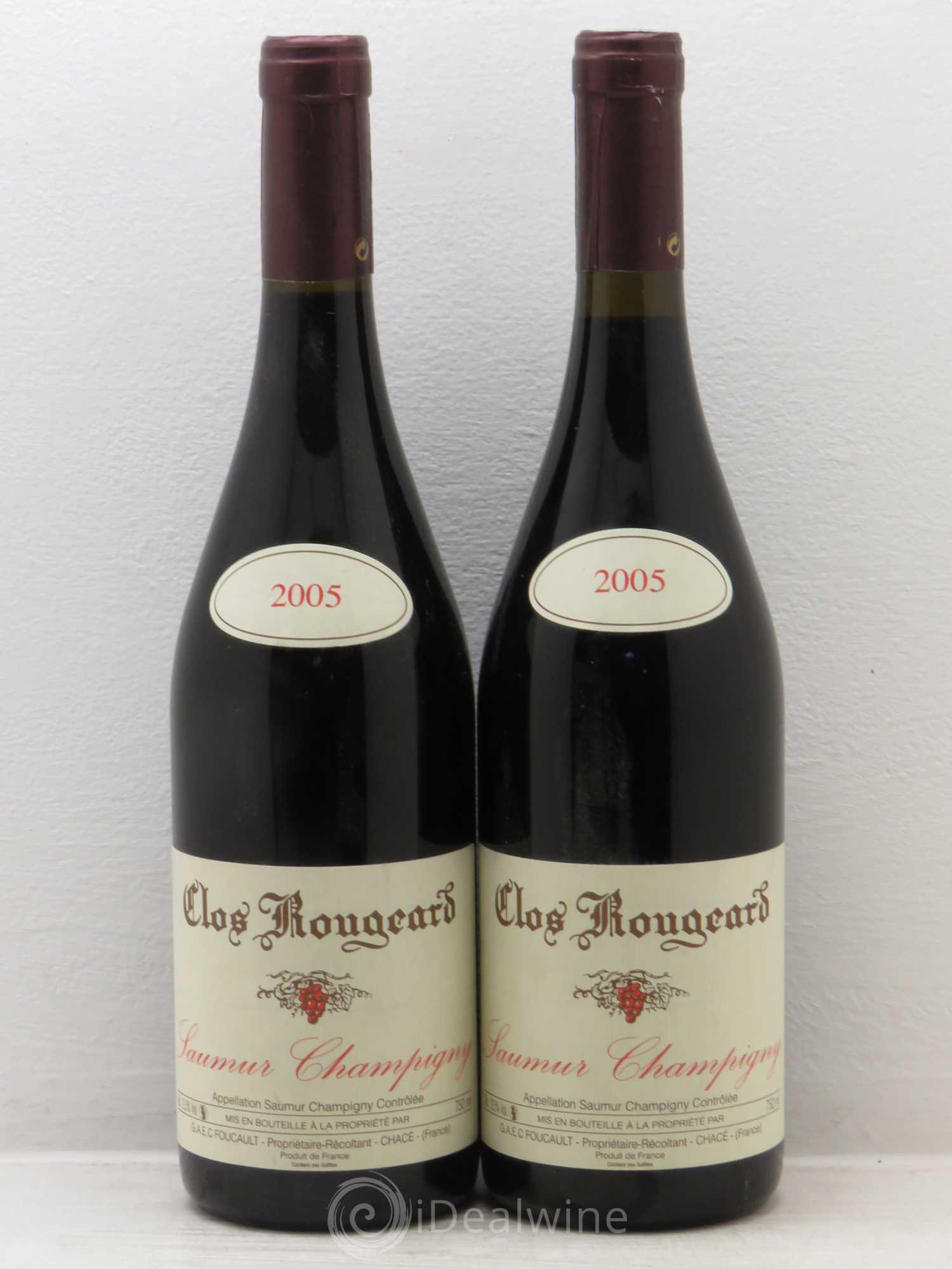 Saumur-Champigny Clos Rougeard 2005 - Lot de 2 bouteilles - 0