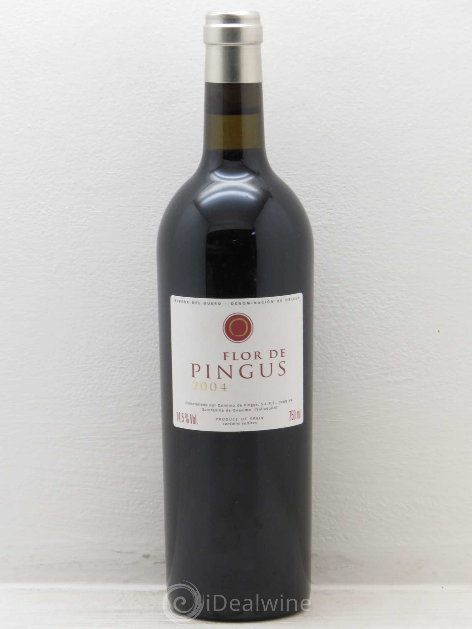 Ribera Del Duero Flor de Pingus Dominio de Pingus - Peter Sisseck 2004 - Lot de 6 bouteilles - 0