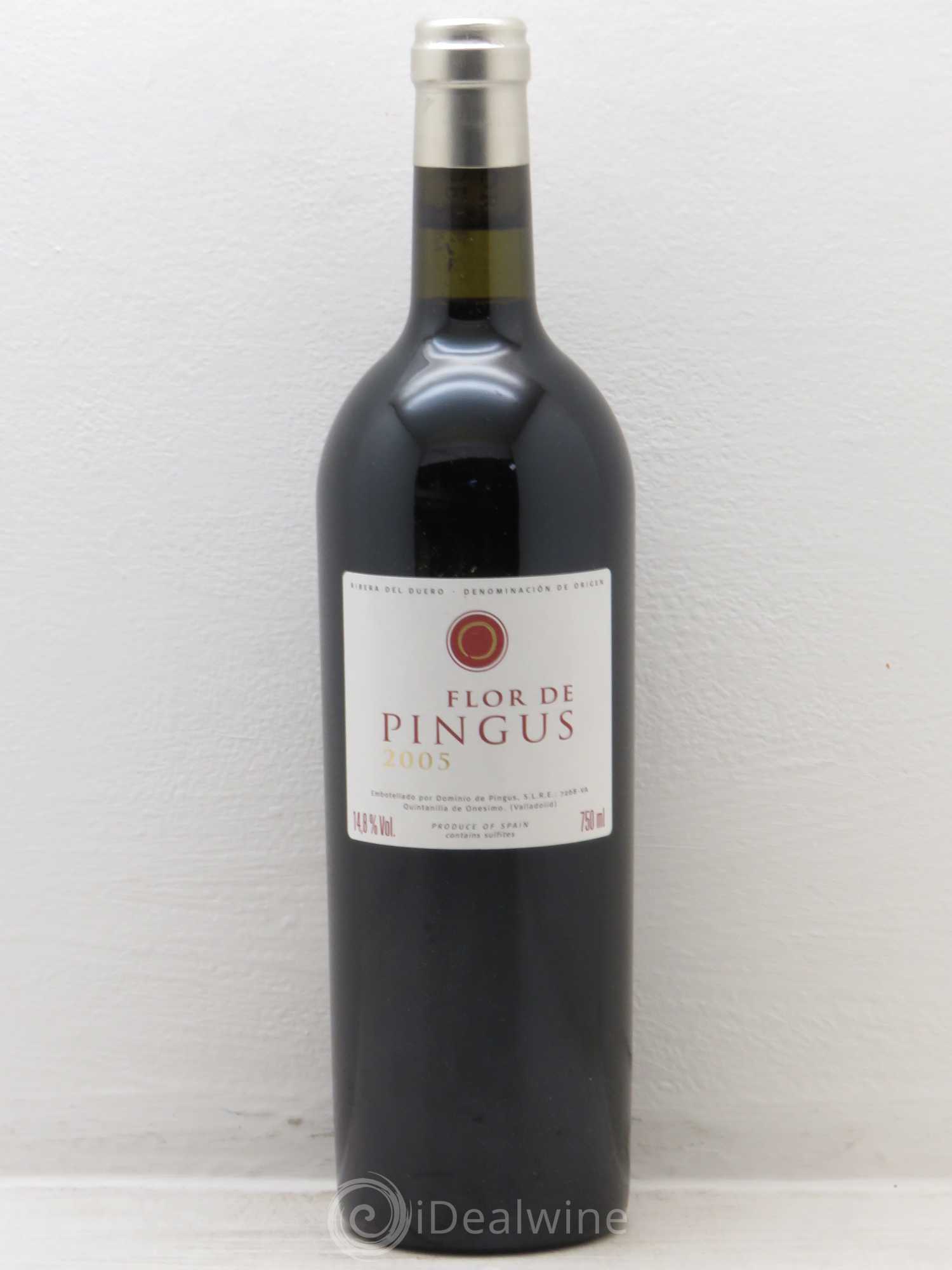 Ribera Del Duero Flor de Pingus Dominio de Pingus - Peter Sisseck 2005 - Lot de 1 bouteille - 0