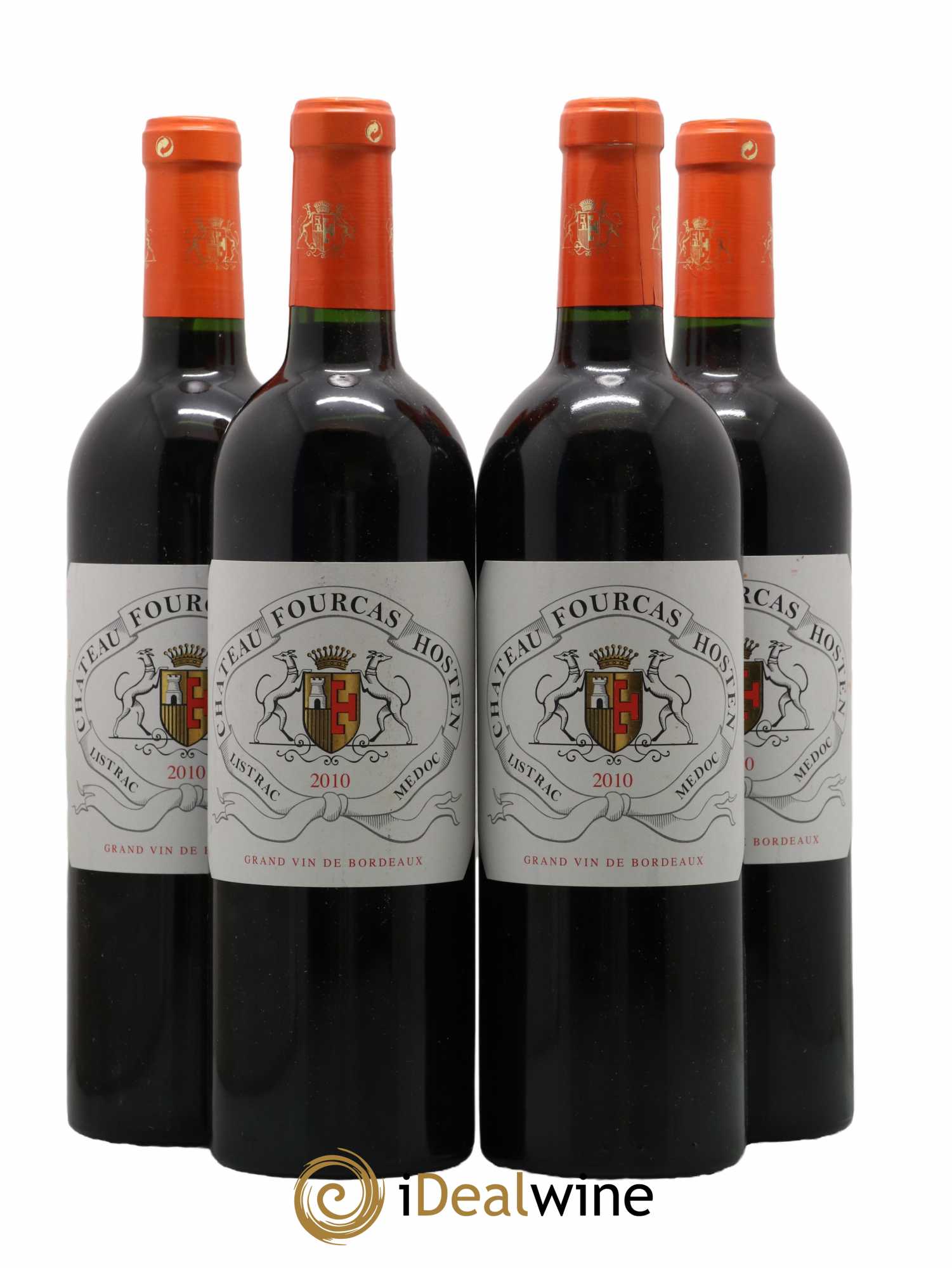 Château Fourcas Hosten Cru Bourgeois 2010 - Lot de 4 bouteilles - 0