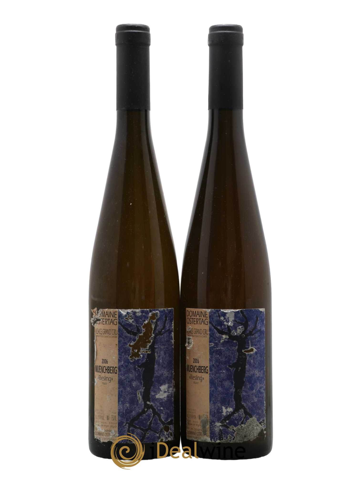 Alsace Riesling Grand Cru Muenchberg Ostertag (Domaine) 2006 - Lot de 2 bouteilles - 0