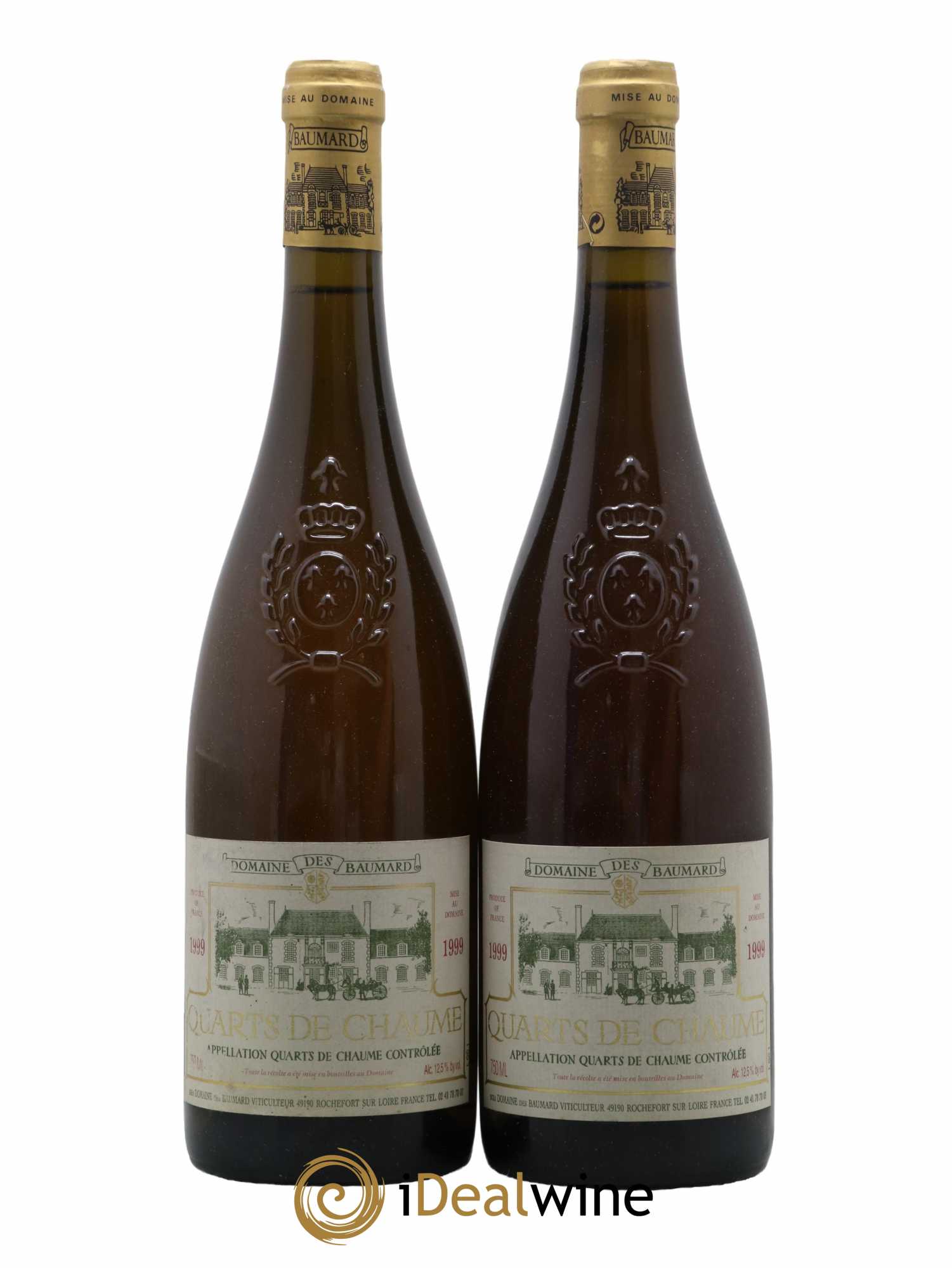 Quarts de Chaume Baumard (Domaine des) 1999 - Lotto di 2 bottiglie - 0