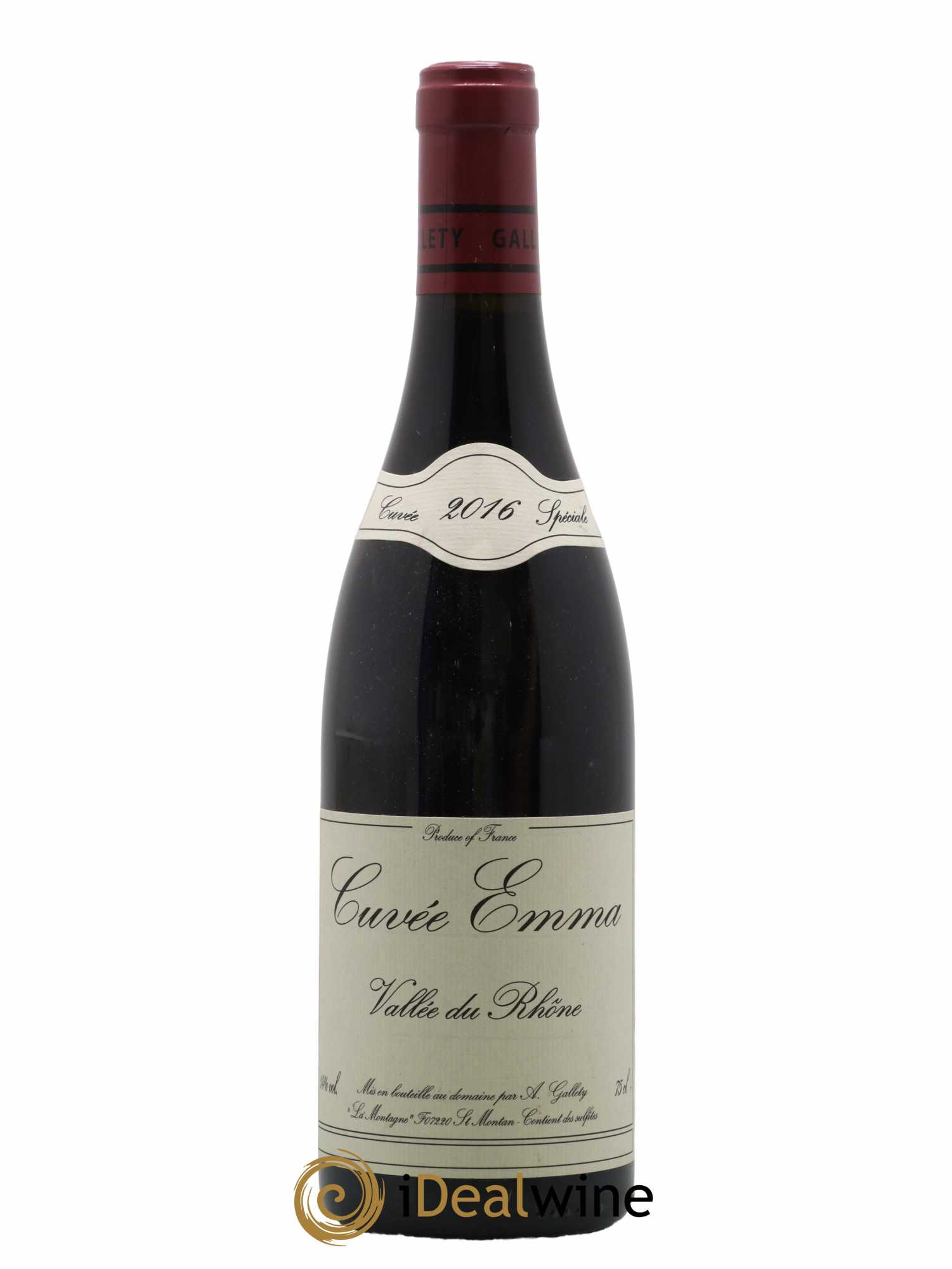 Côtes du Vivarais Cuvée Emma Gallety (Domaine) 2016 - Lot de 1 bouteille - 0