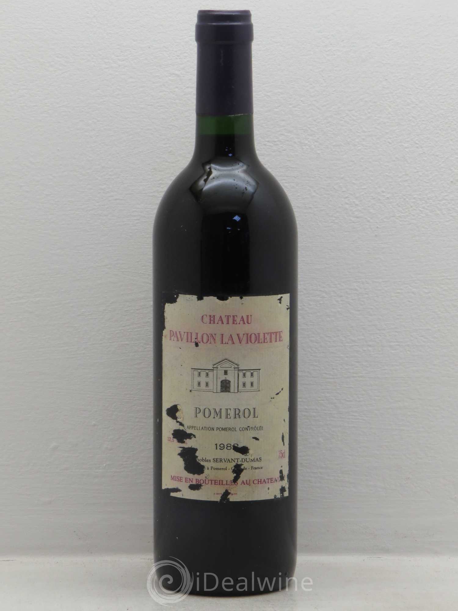 Pomerol Pavillon de La Violette 1988 - Posten von 1 Flasche - 0