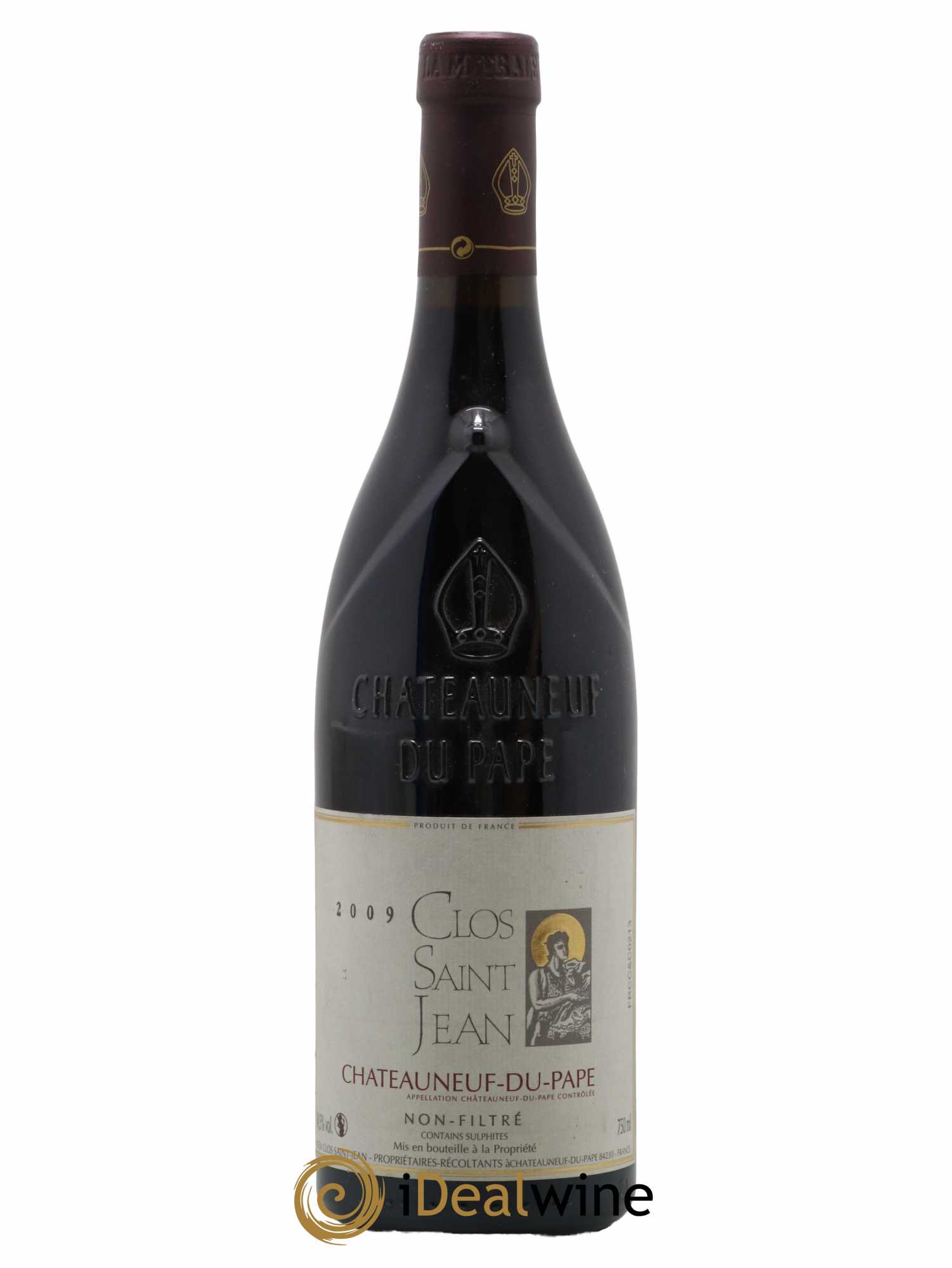 Châteauneuf-du-Pape Clos Saint-Jean Pascal et Vincent Maurel 2009 - Lot de 1 bouteille - 0
