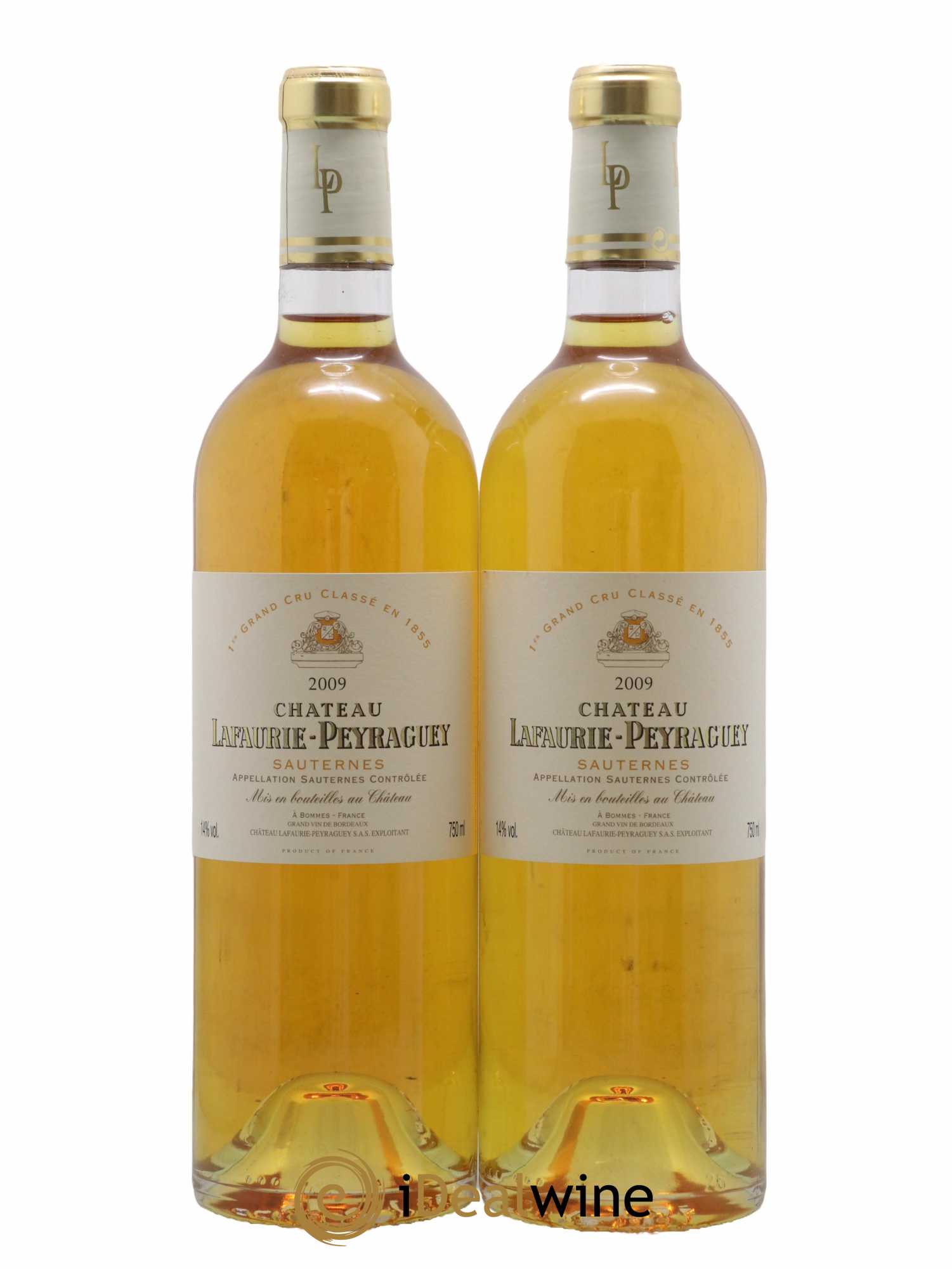 Château Lafaurie-Peyraguey 1er Grand Cru Classé 2009 - Lotto di 2 bottiglie - 0