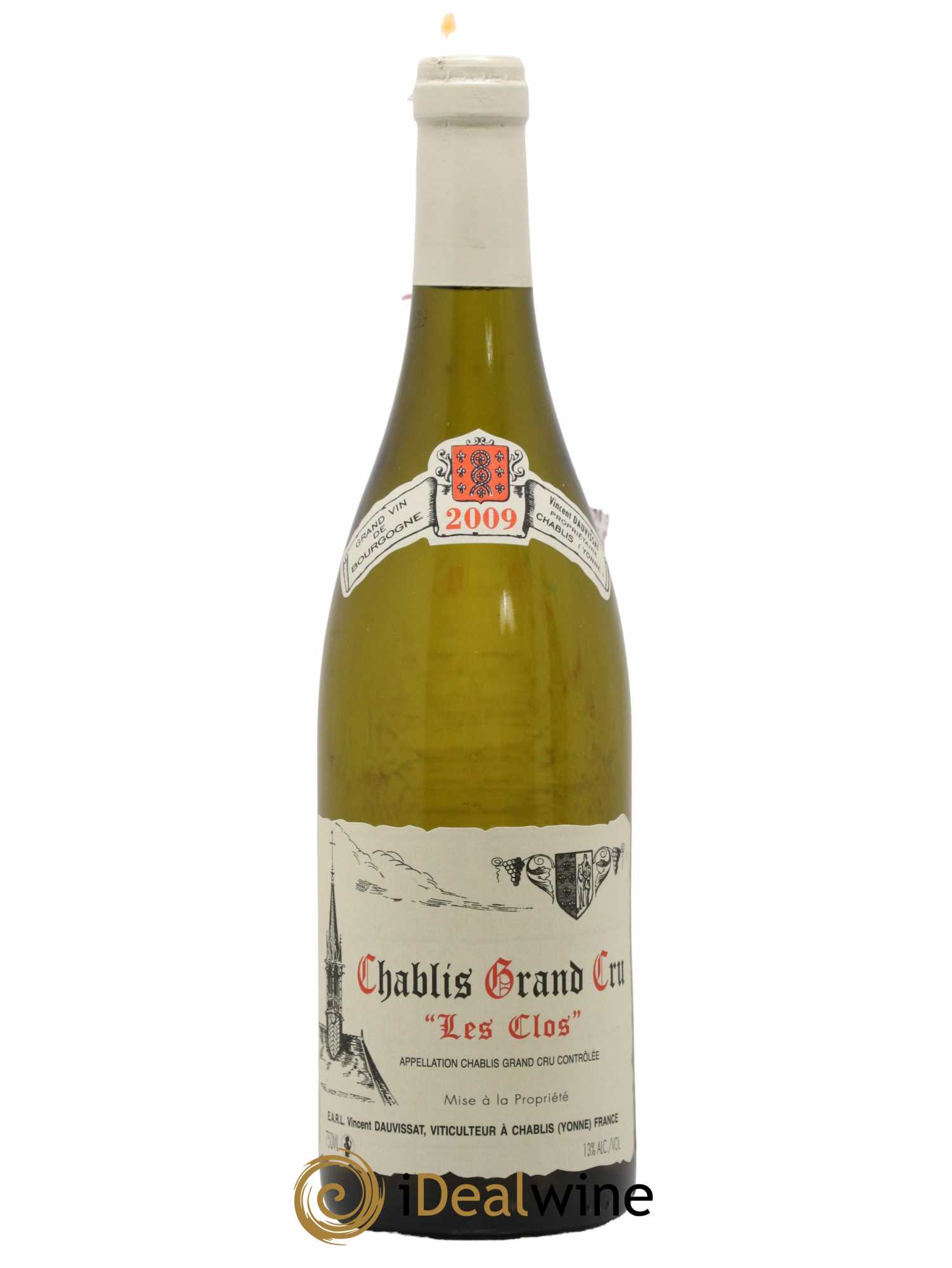 Chablis Grand Cru Les Clos Vincent Dauvissat (Domaine) 2009 - Lot de 1 bouteille - 0