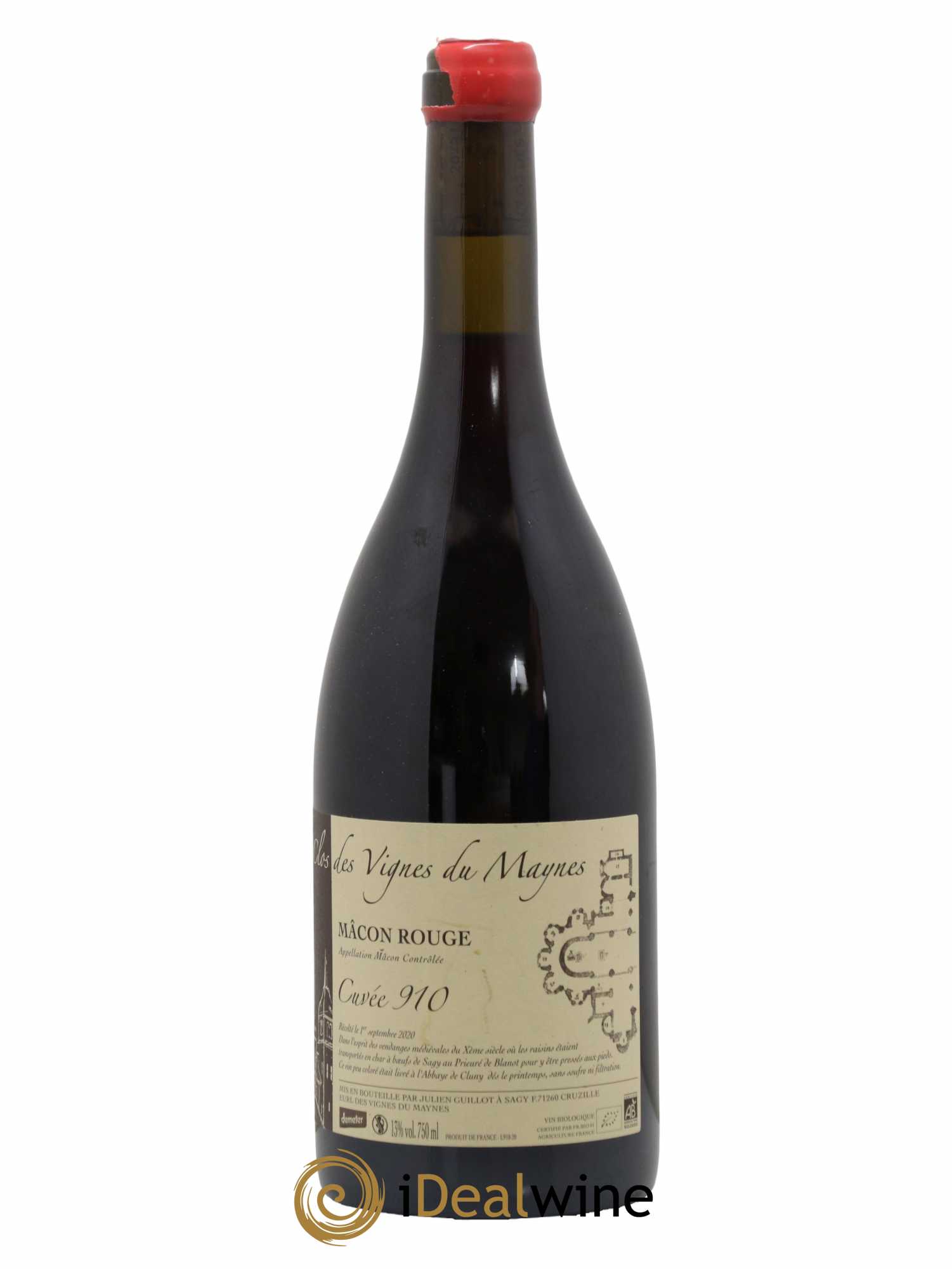 Mâcon Cuvée 910 Les Vignes du Maynes 2020 - Lot de 1 bouteille - 0
