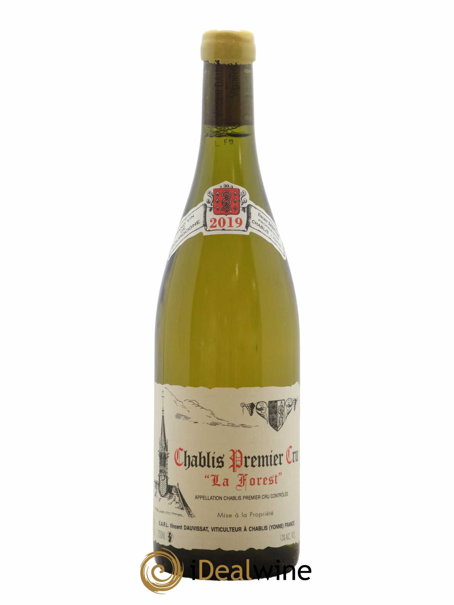 Chablis 1er Cru La Forest Vincent Dauvissat (Domaine) 2019 - Lot de 1 bouteille - 0