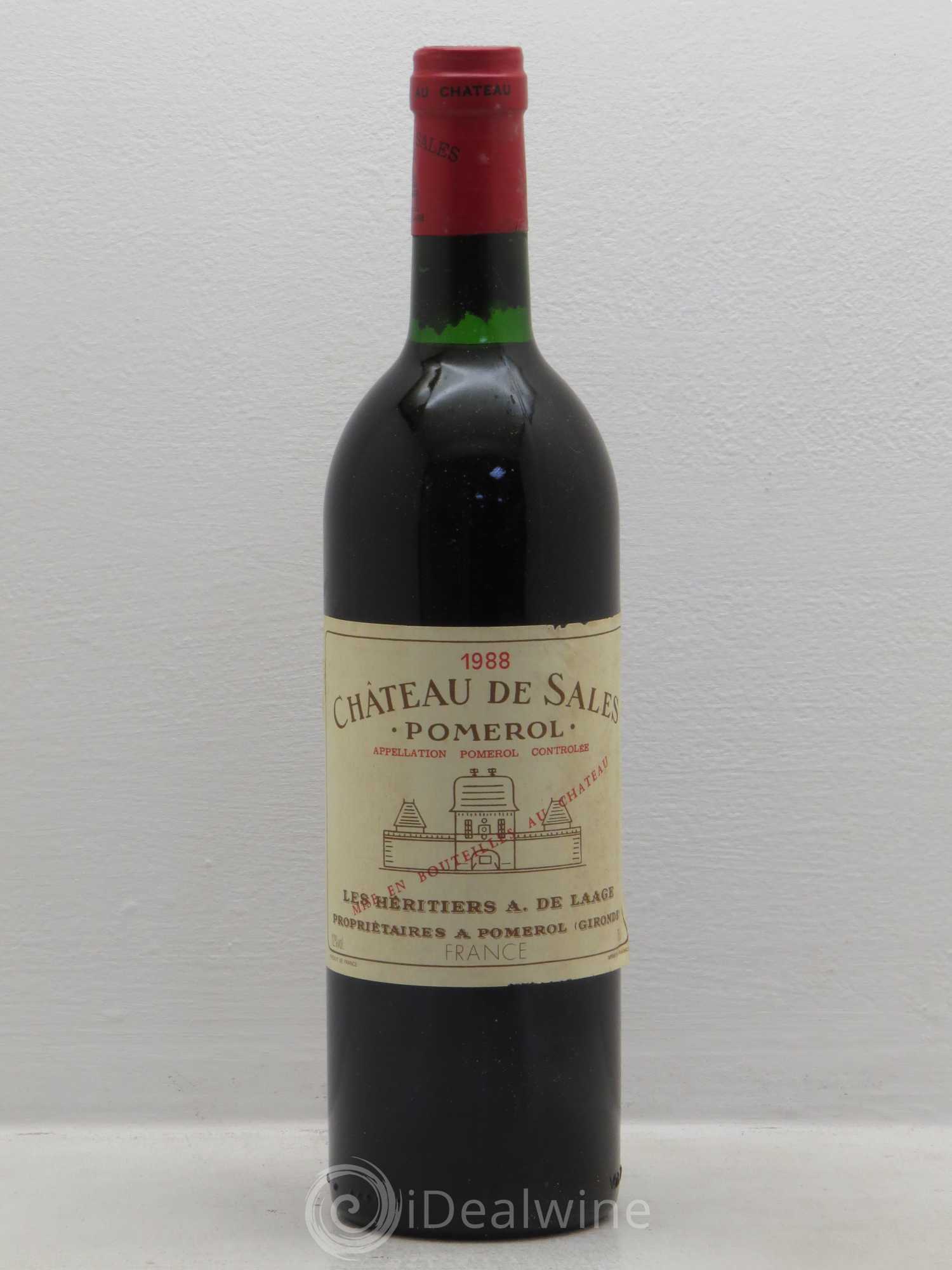 Château de Sales (sans prix de réserve) 1988 - Lot de 1 bouteille - 0