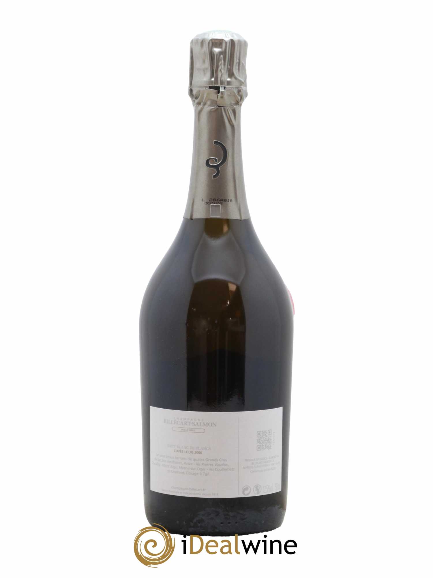 Louis Salmon Blanc de Blancs Brut Billecart-Salmon 2006 - Lot de 1 bouteille - 1