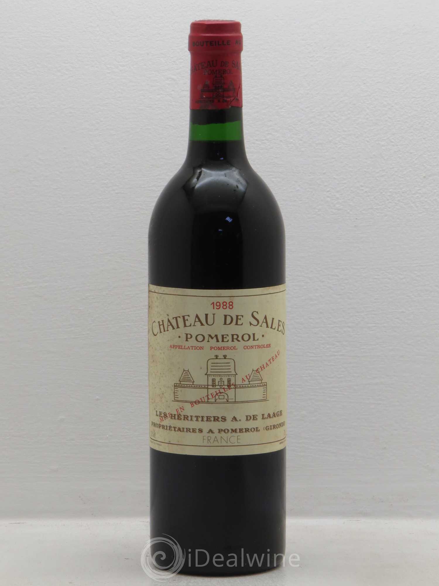 Château de Sales (sans prix de réserve) 1988 - Lot de 1 bouteille - 0