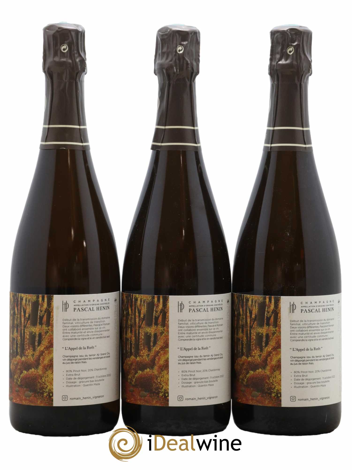 L'Appel de la Fôret Romain Henin - Lot de 3 bouteilles - 1