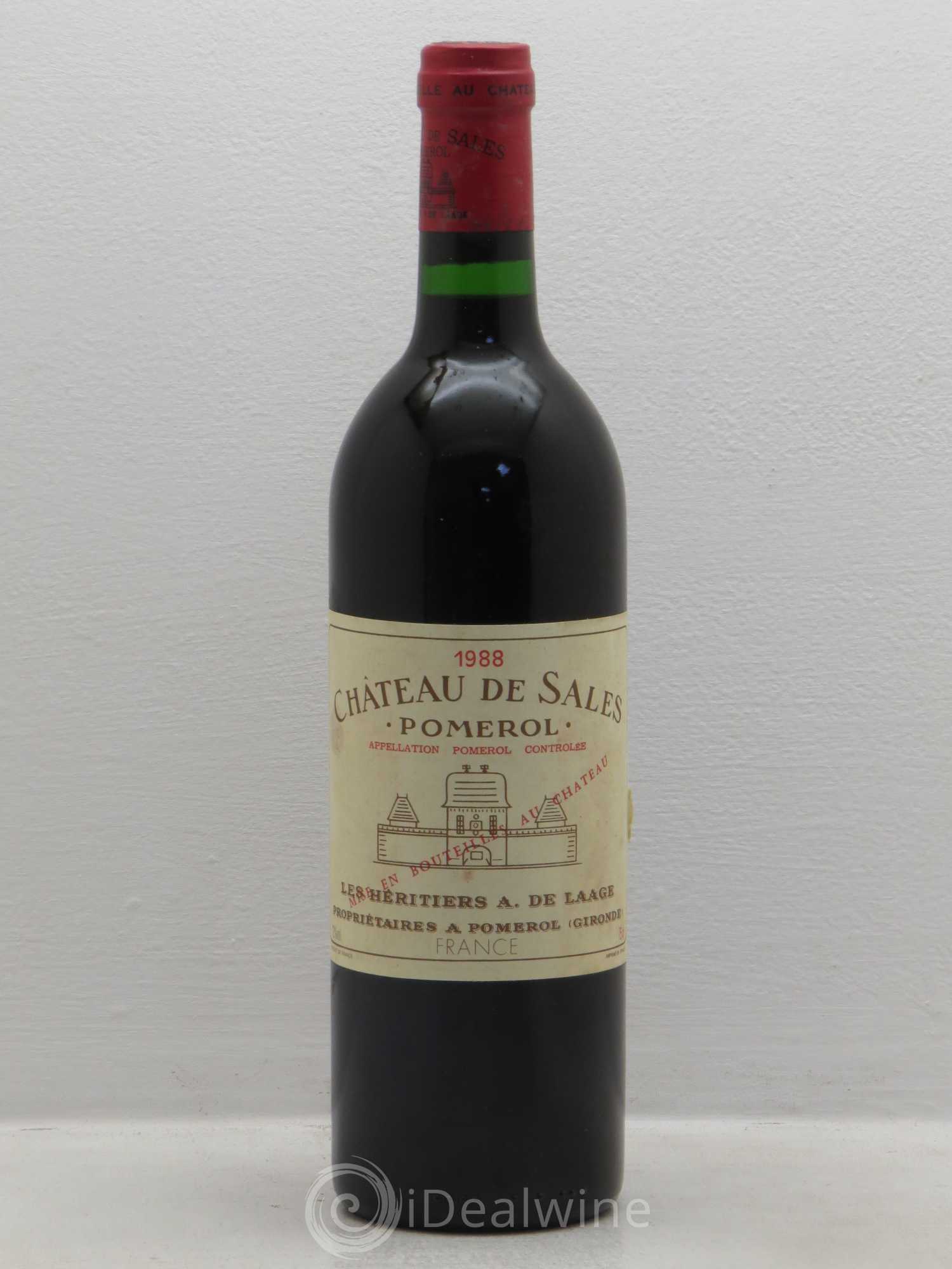 Château de Sales (sans prix de réserve) 1988 - Lot de 1 bouteille - 0