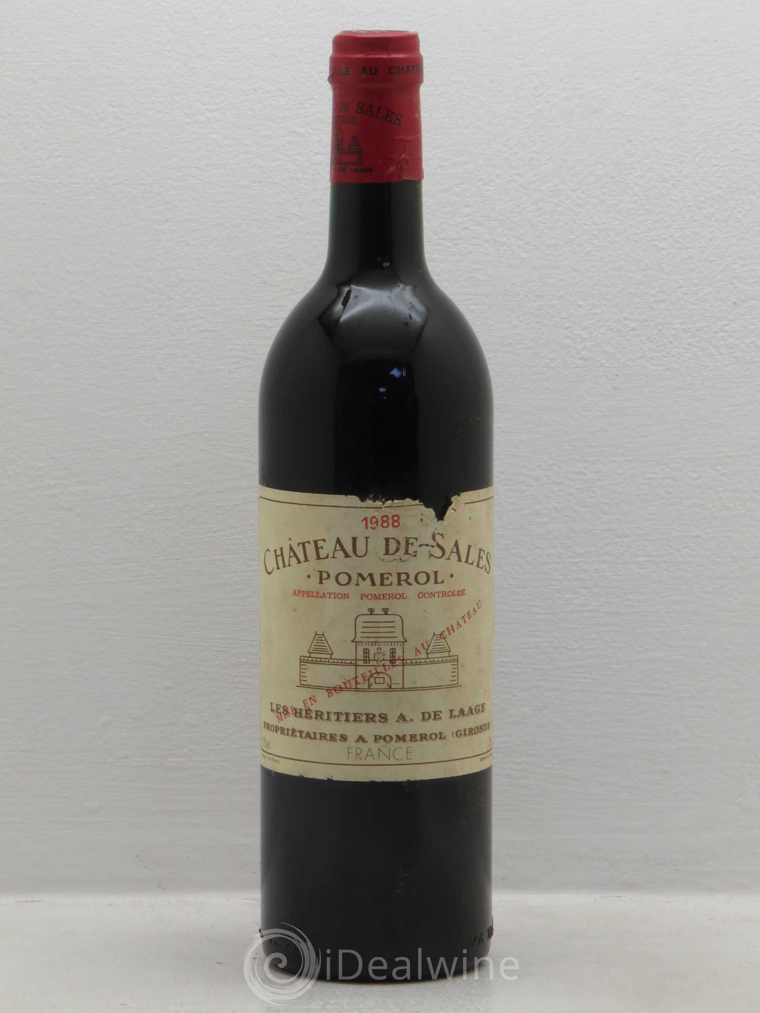 Château de Sales (sans prix de réserve) 1988 - Lot de 1 bouteille - 0