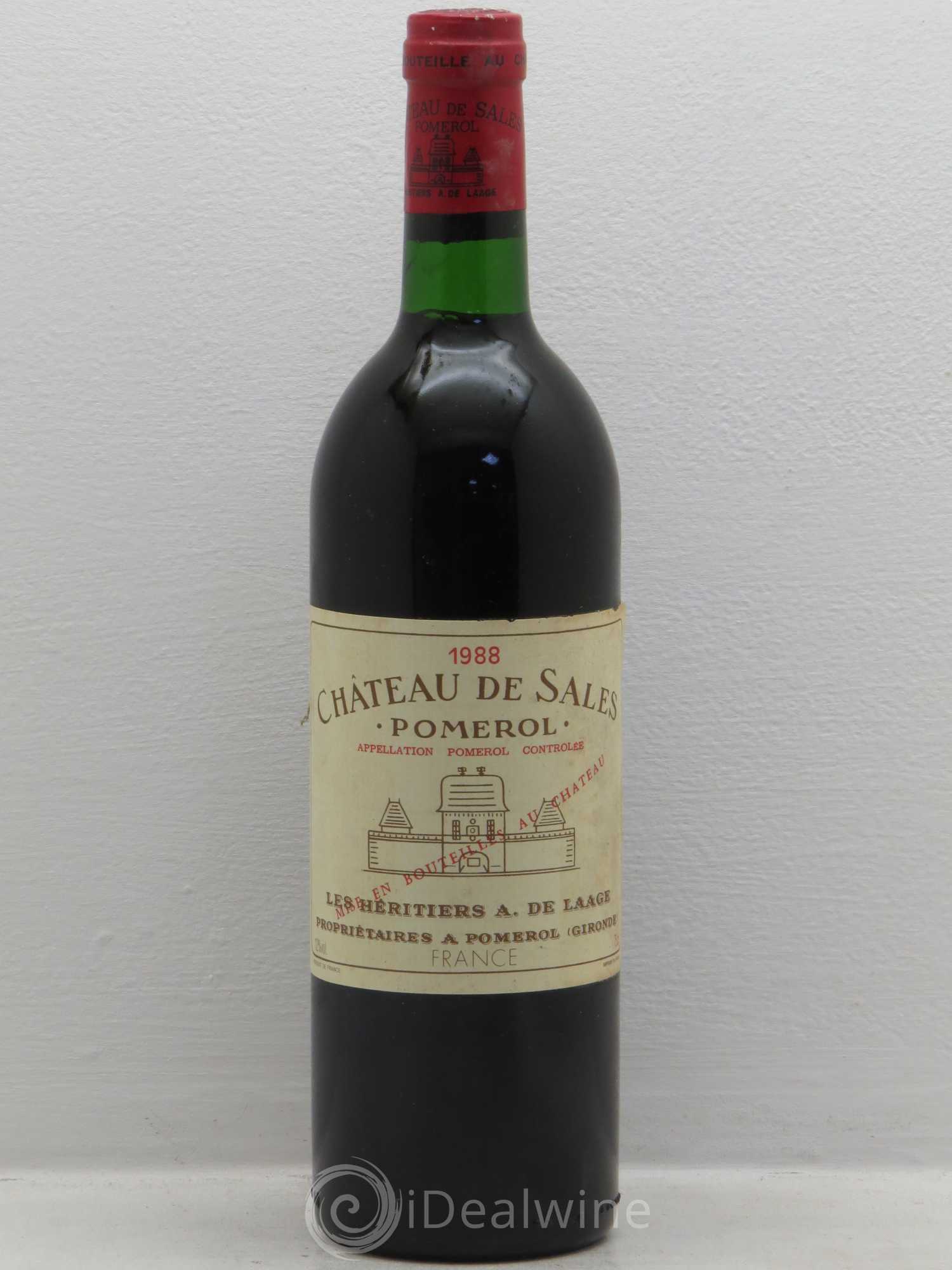 Château de Sales (sans prix de réserve) 1988 - Lot de 1 bouteille - 0