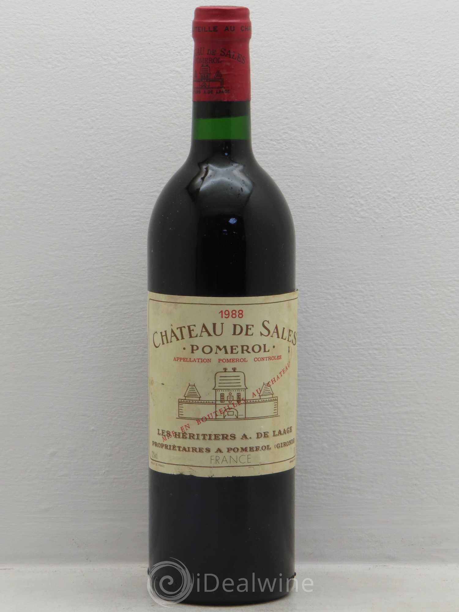 Château de Sales (sans prix de réserve) 1988 - Lot de 1 bouteille - 0