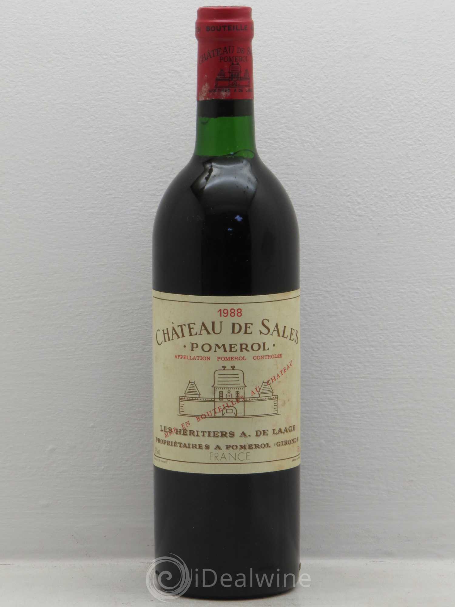 Château de Sales (sans prix de réserve) 1988 - Lot de 1 bouteille - 0