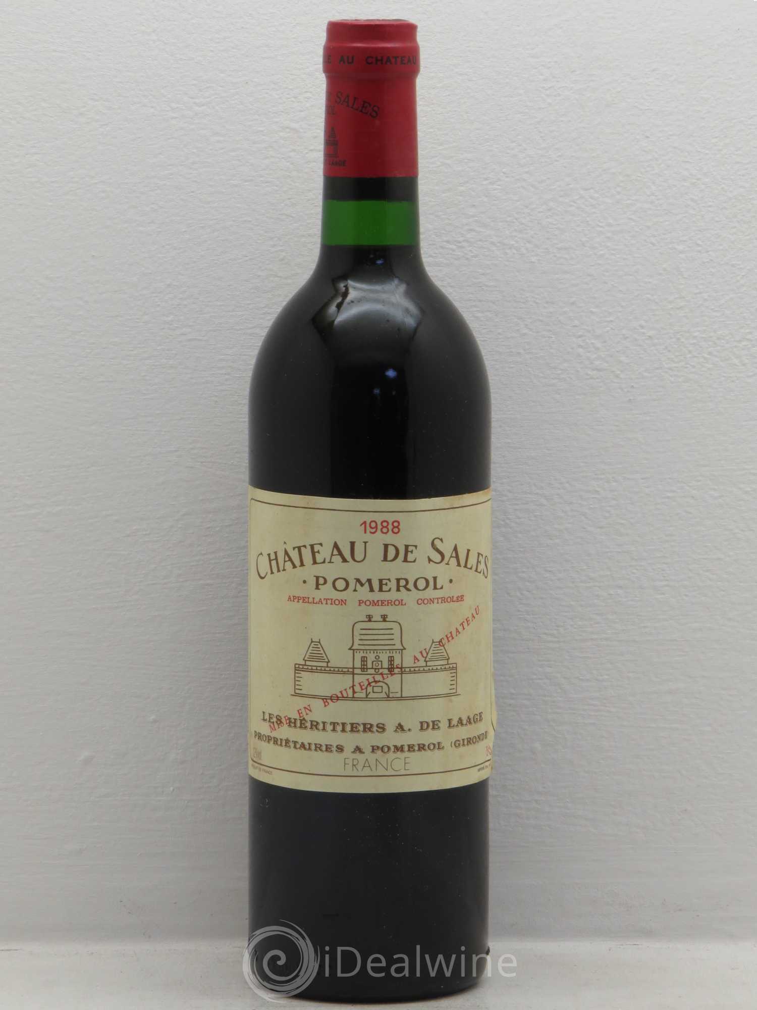 Château de Sales (sans prix de réserve) 1988 - Lot de 1 bouteille - 0