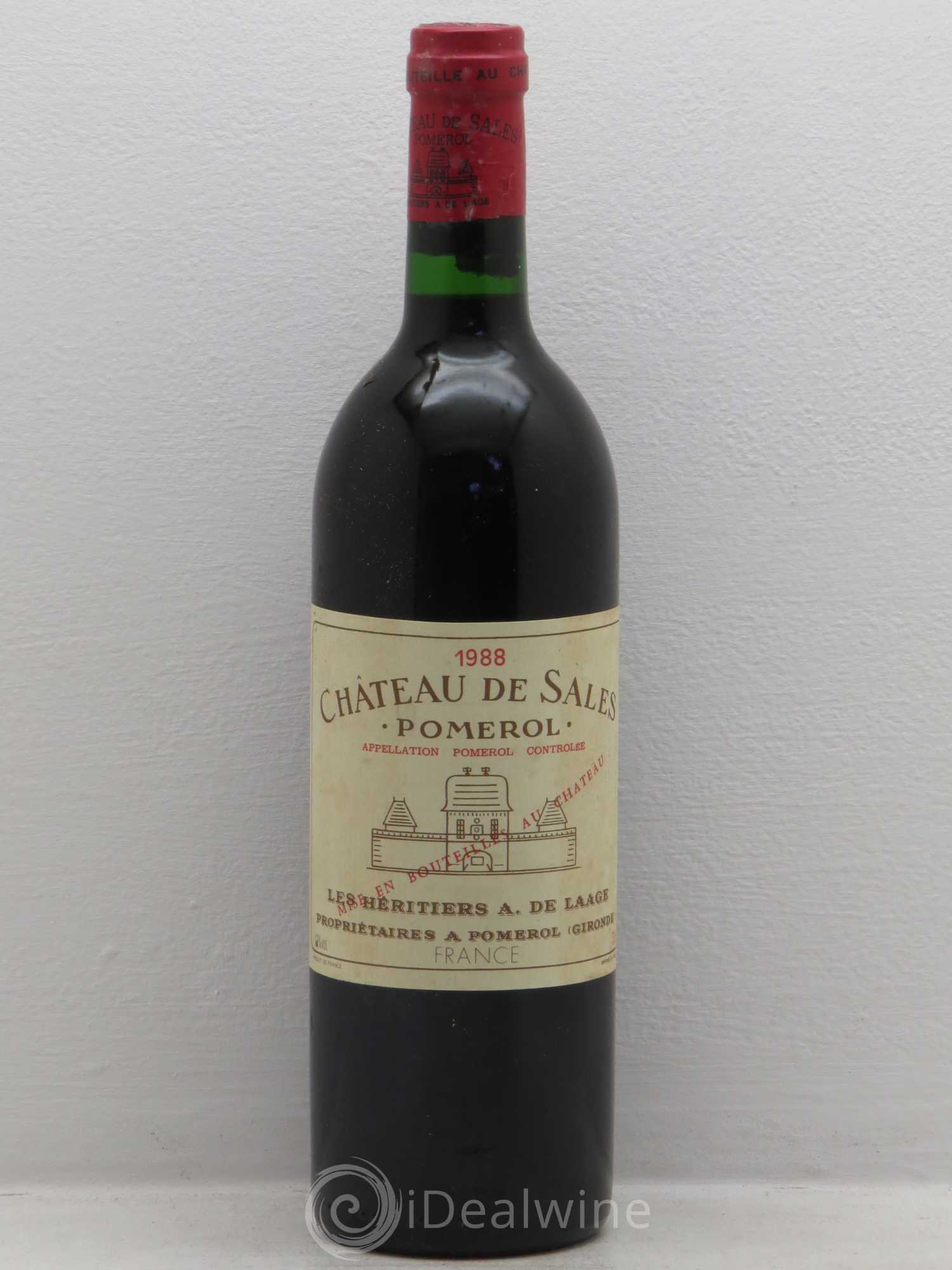 Château de Sales (sans prix de réserve) 1988 - Lot de 1 bouteille - 0