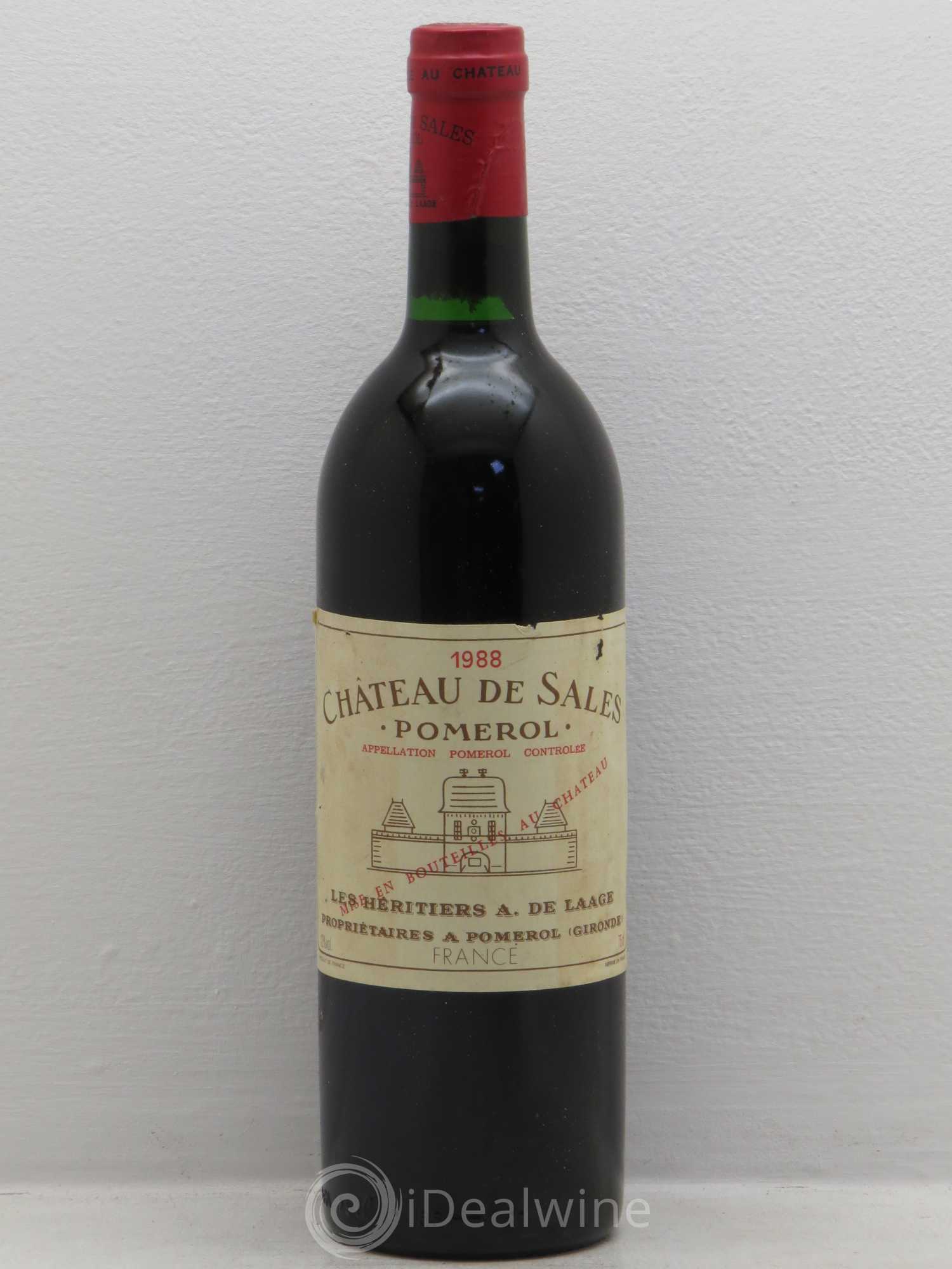Château de Sales (sans prix de réserve) 1988 - Lot de 1 bouteille - 0