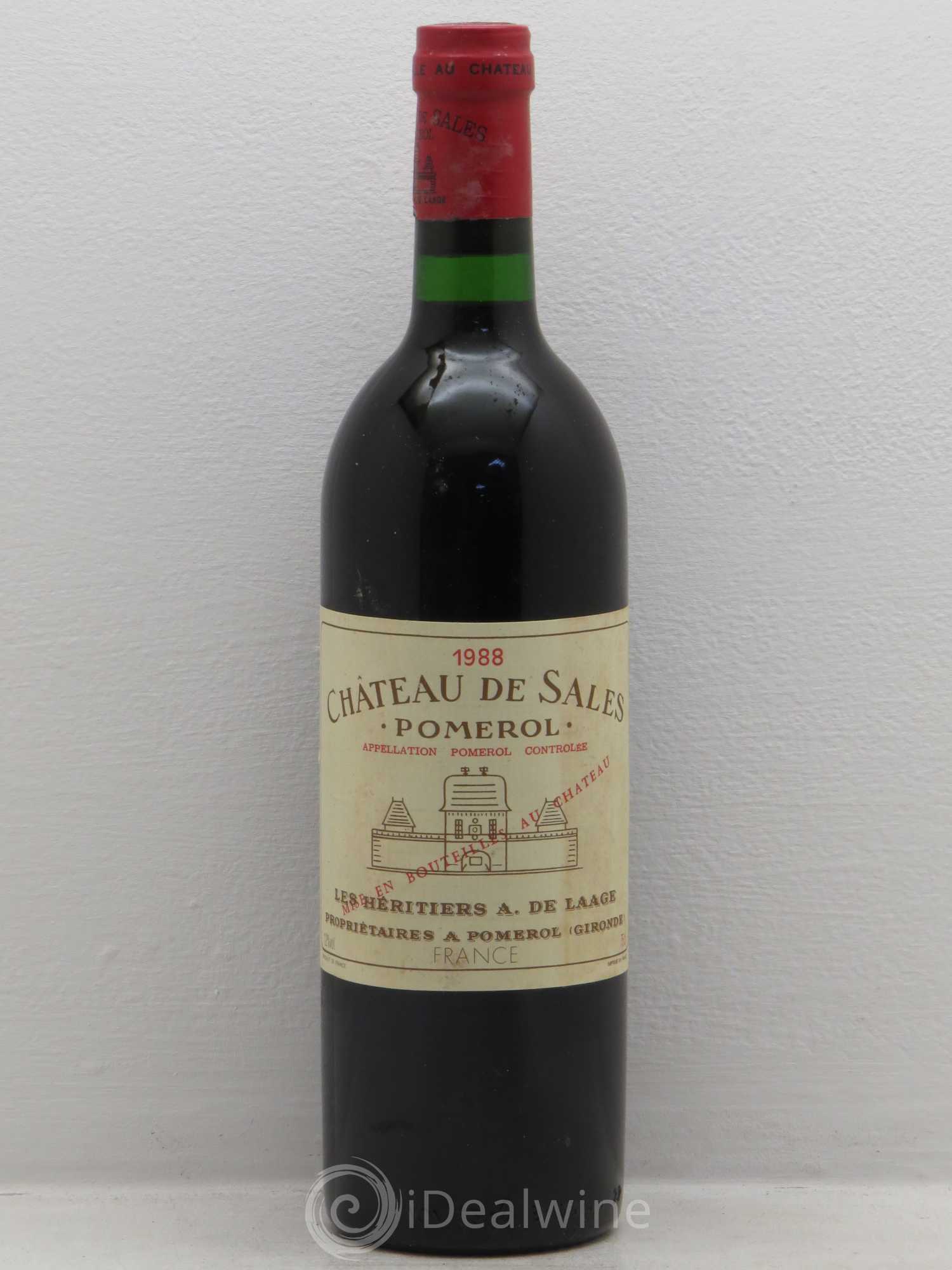 Château de Sales (sans prix de réserve) 1988 - Lot de 1 bouteille - 0