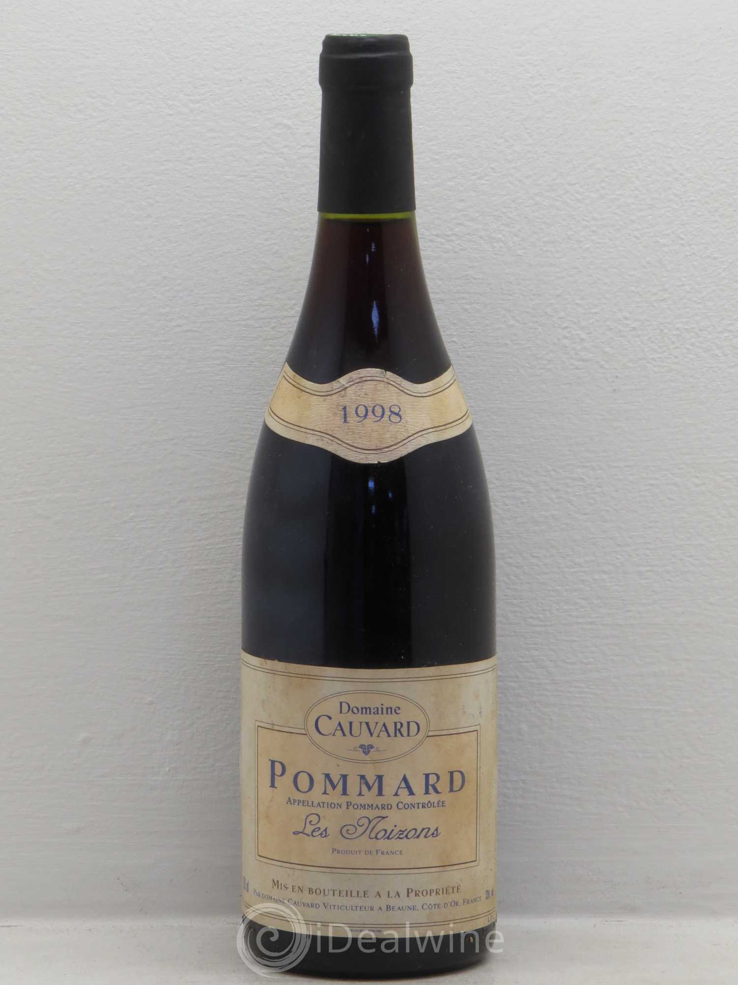 Pommard Domaine Cauvart Les Moizons(sans prix de réserve) 1998 - Posten von 1 Flasche - 0