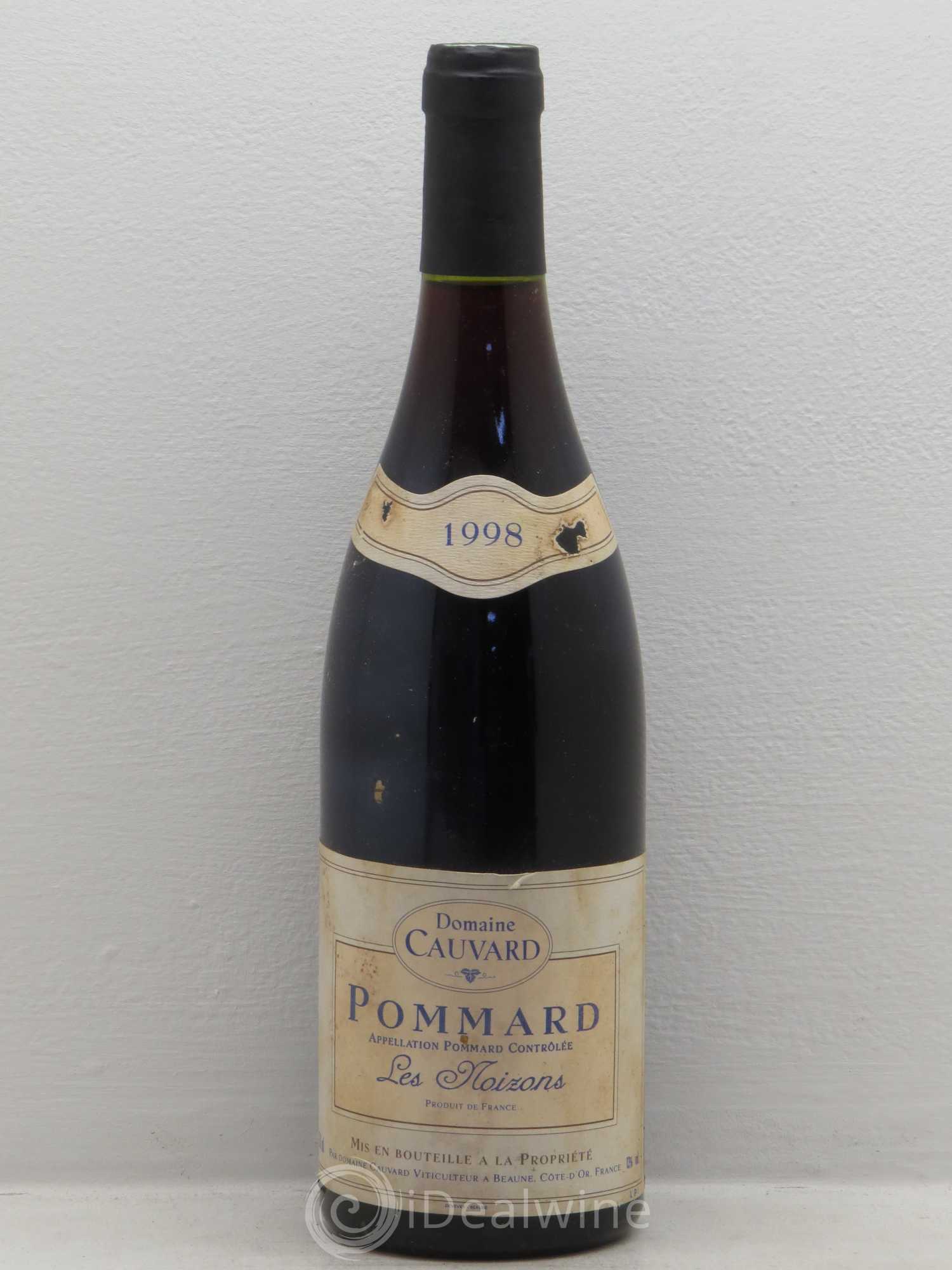 Pommard Domaine Cauvart Les Moizons(sans prix de réserve) 1998 - Posten von 1 Flasche - 0