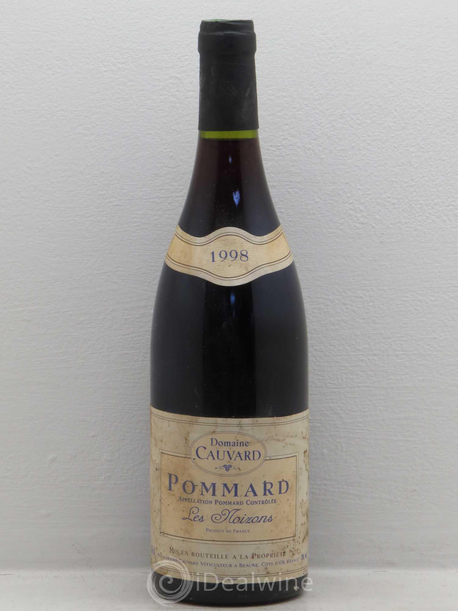 Pommard Domaine Cauvart Les Moizons(sans prix de réserve) 1998 - Posten von 1 Flasche - 0