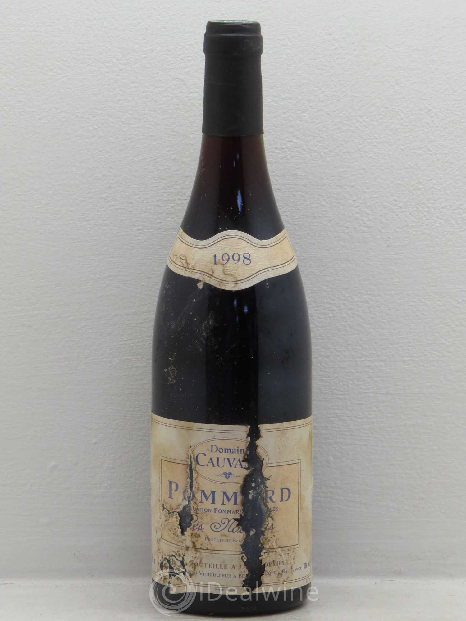 Pommard Domaine Cauvart Les Moizons(sans prix de réserve) 1998 - Posten von 1 Flasche - 0